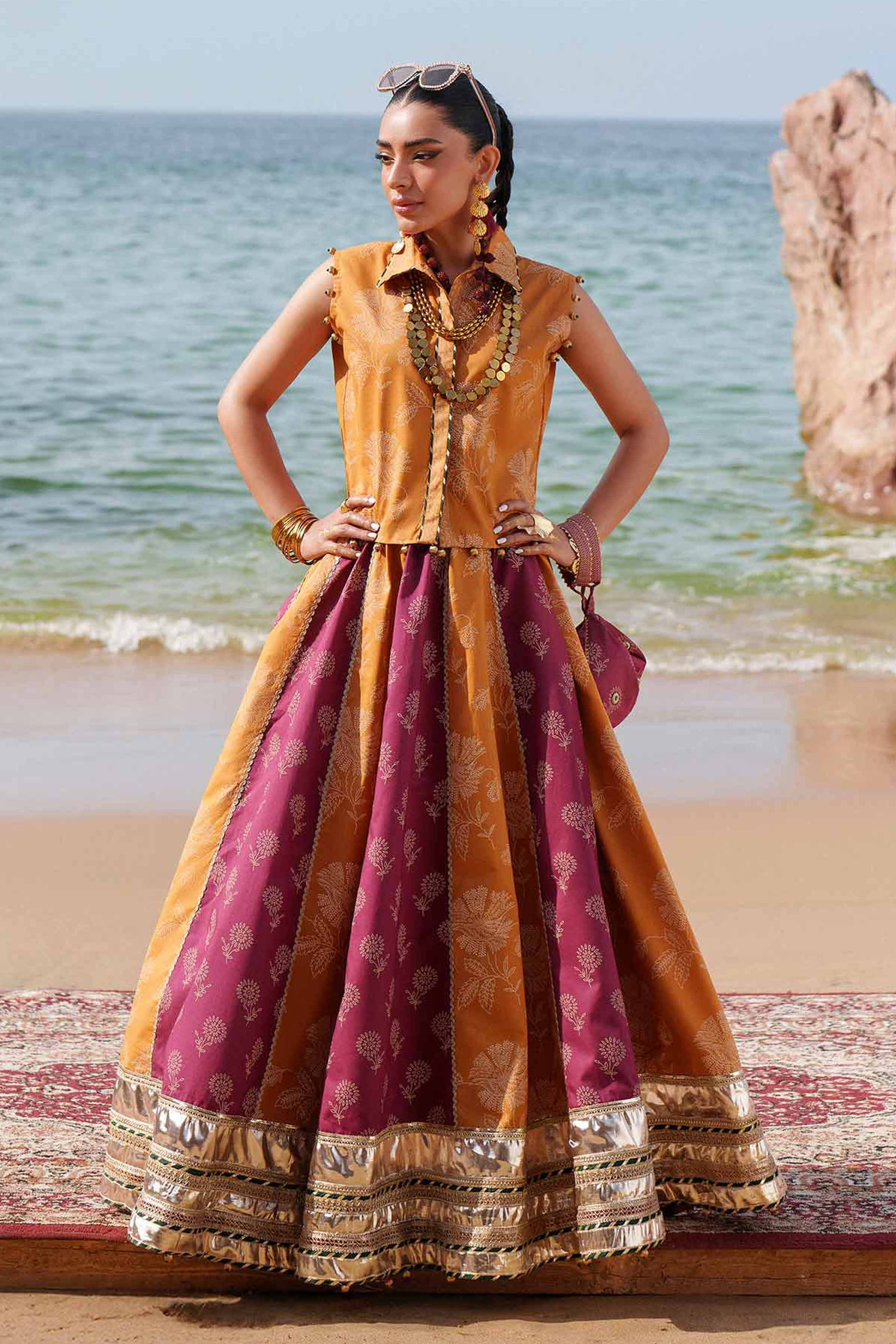 1 Piece - Printed Loose Fabric - 42602330 for Women - Freedom To Buy Collection | Nishat | Shop Online