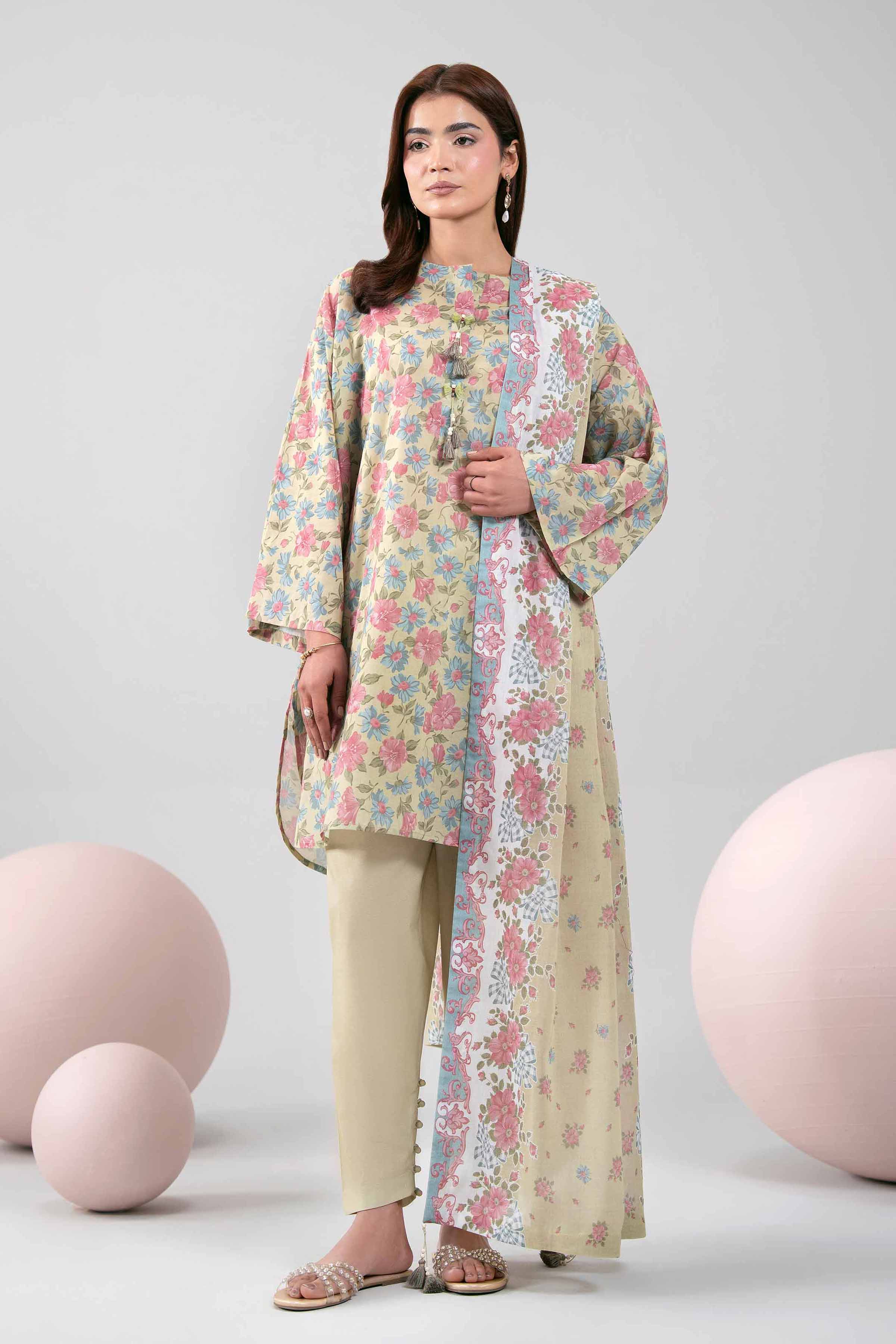 3 Piece - Printed Loose Fabric - 42602336