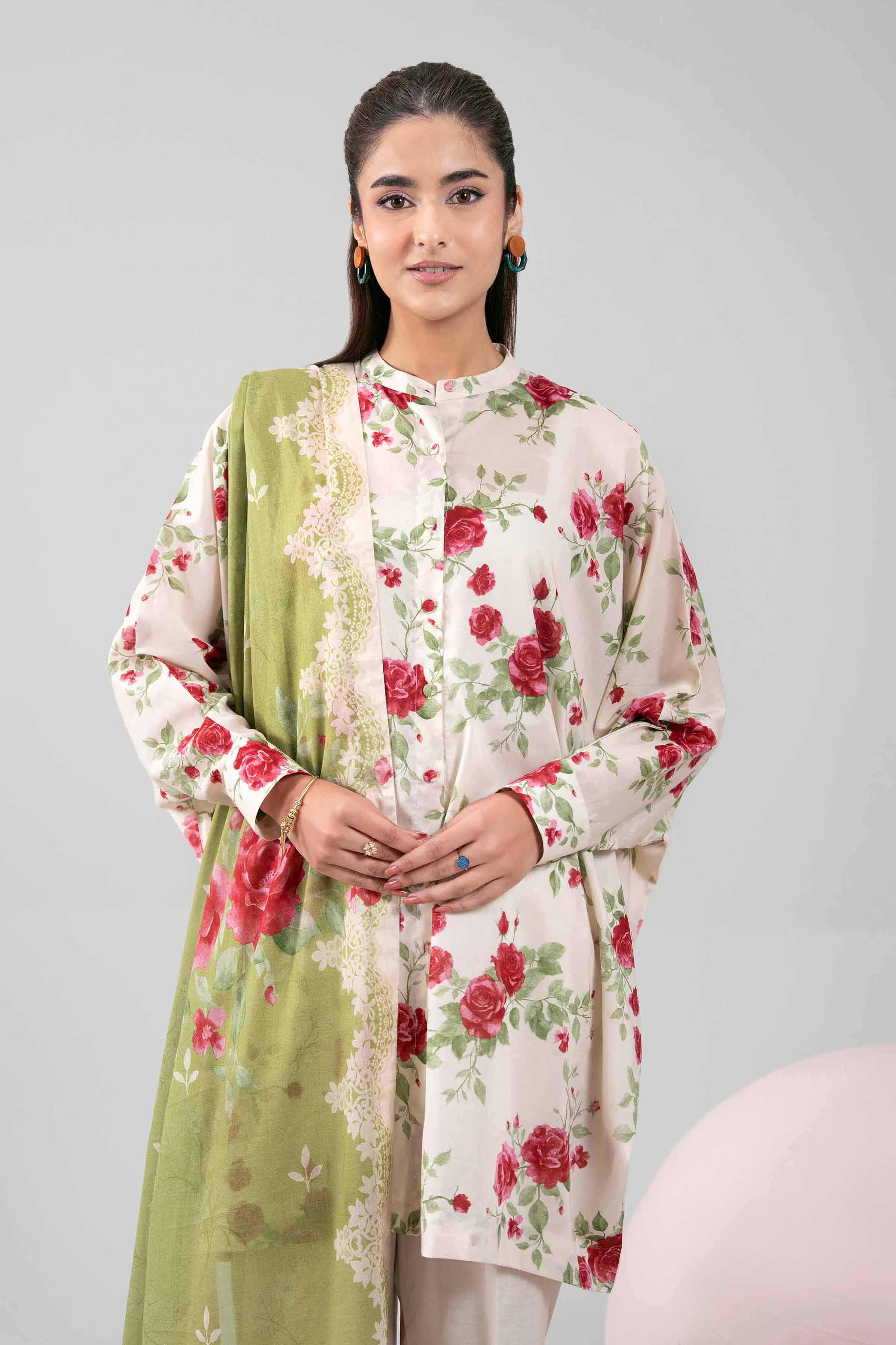 3 Piece - Printed Loose Fabric - 42602337