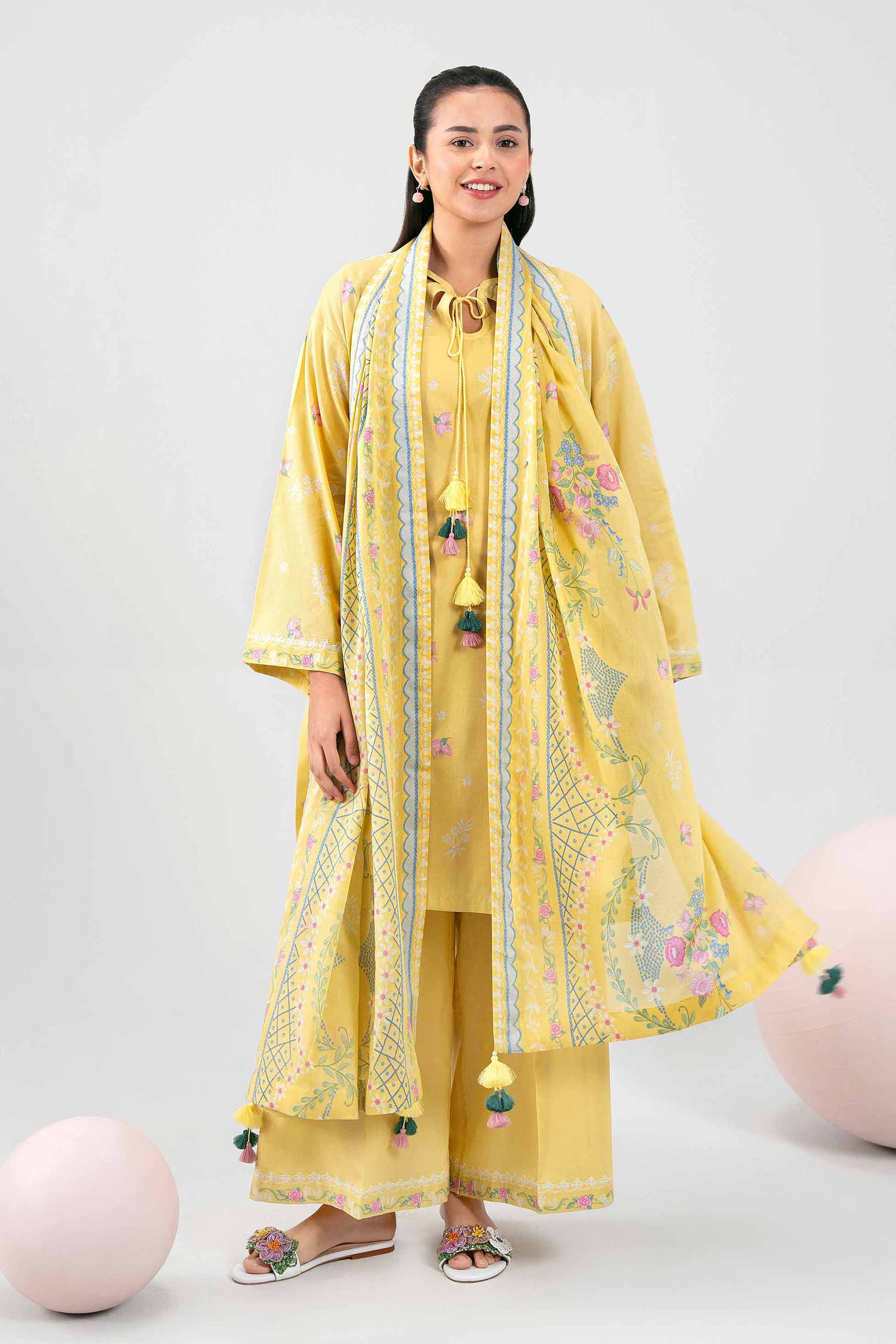 3 Piece - Printed Loose Fabric - 42602339