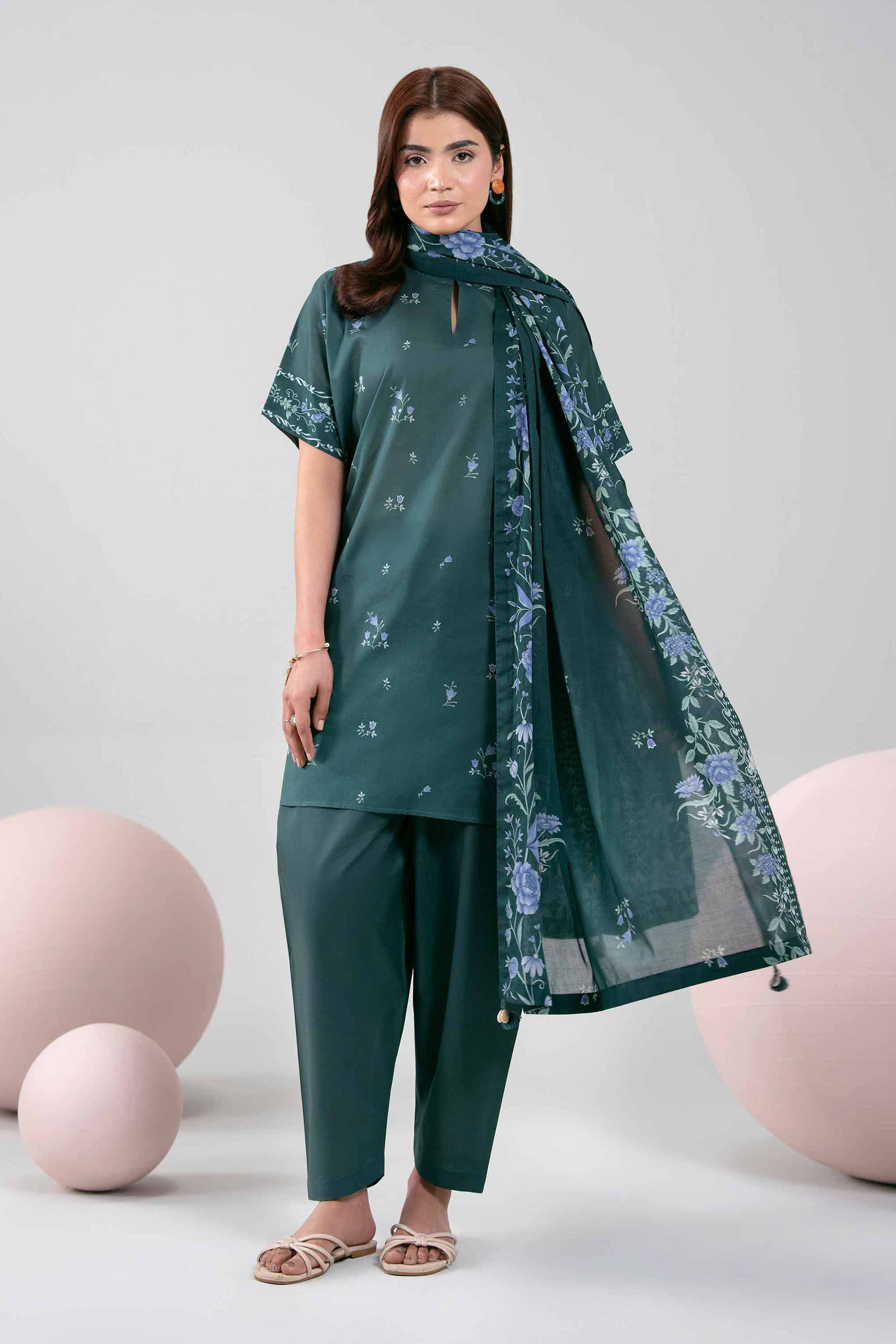 3 Piece - Printed Loose Fabric - 42602341