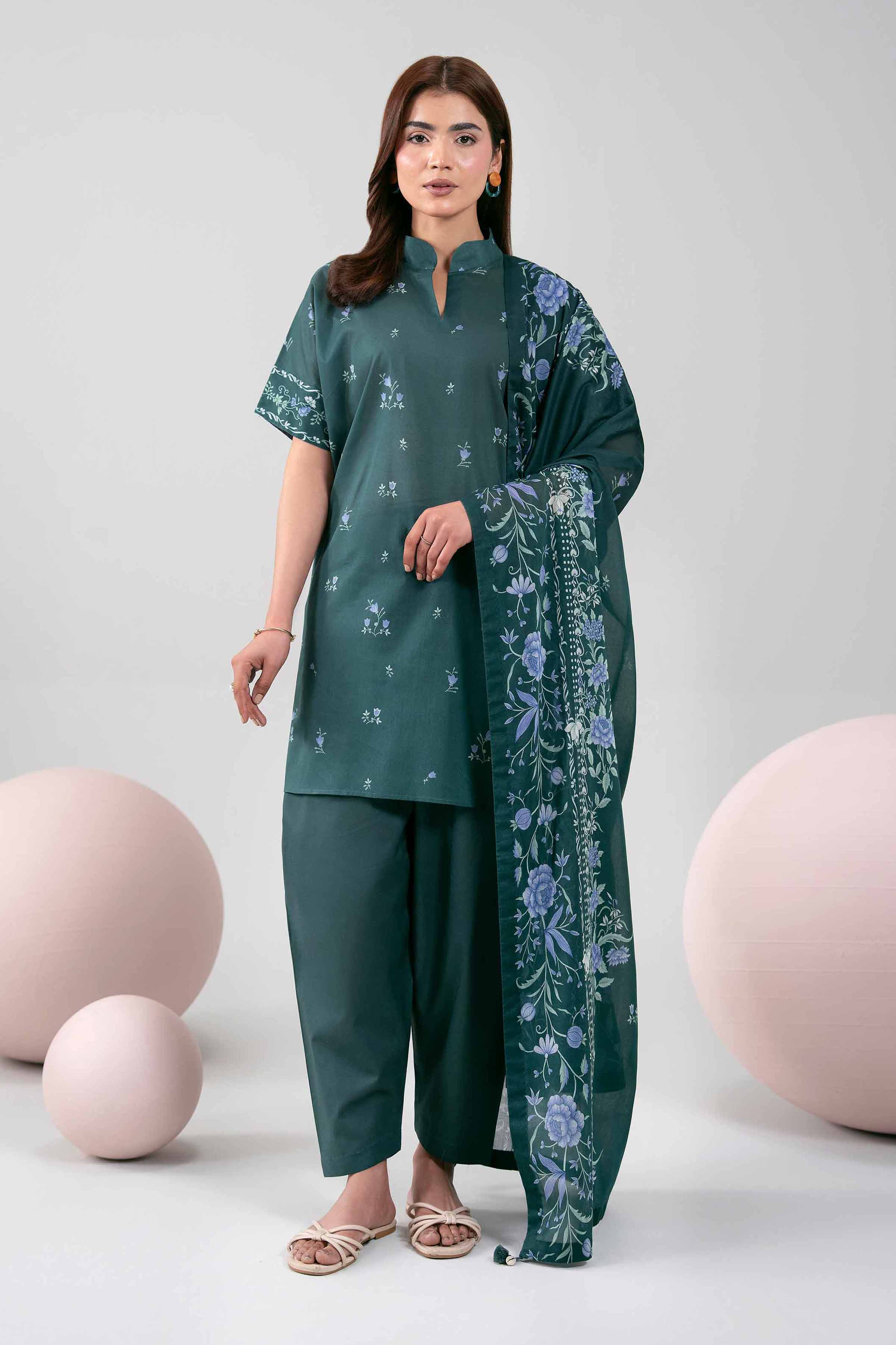 3 Piece - Printed Loose Fabric - 42602341