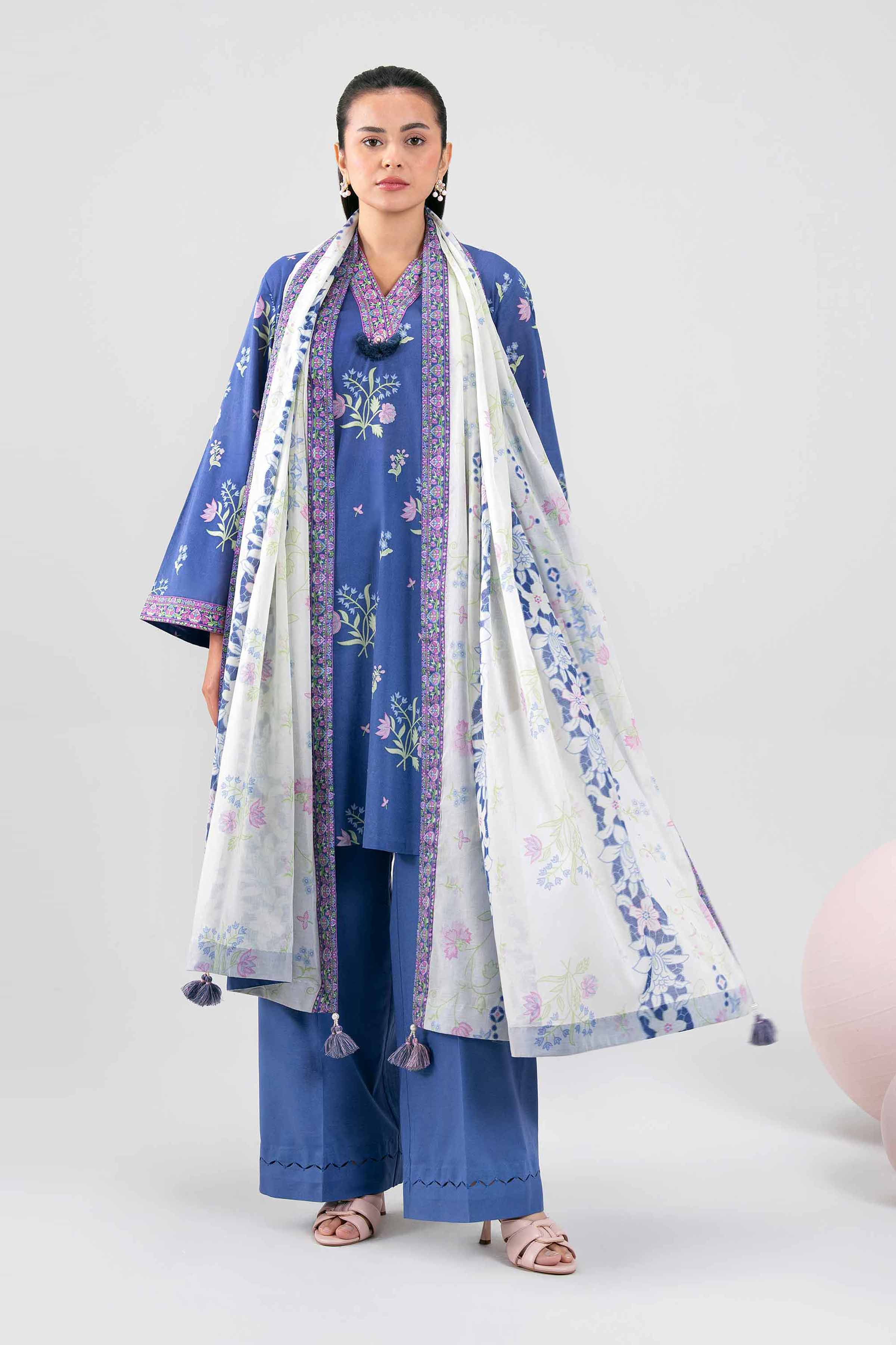 3 Piece - Printed Loose Fabric - 42602342