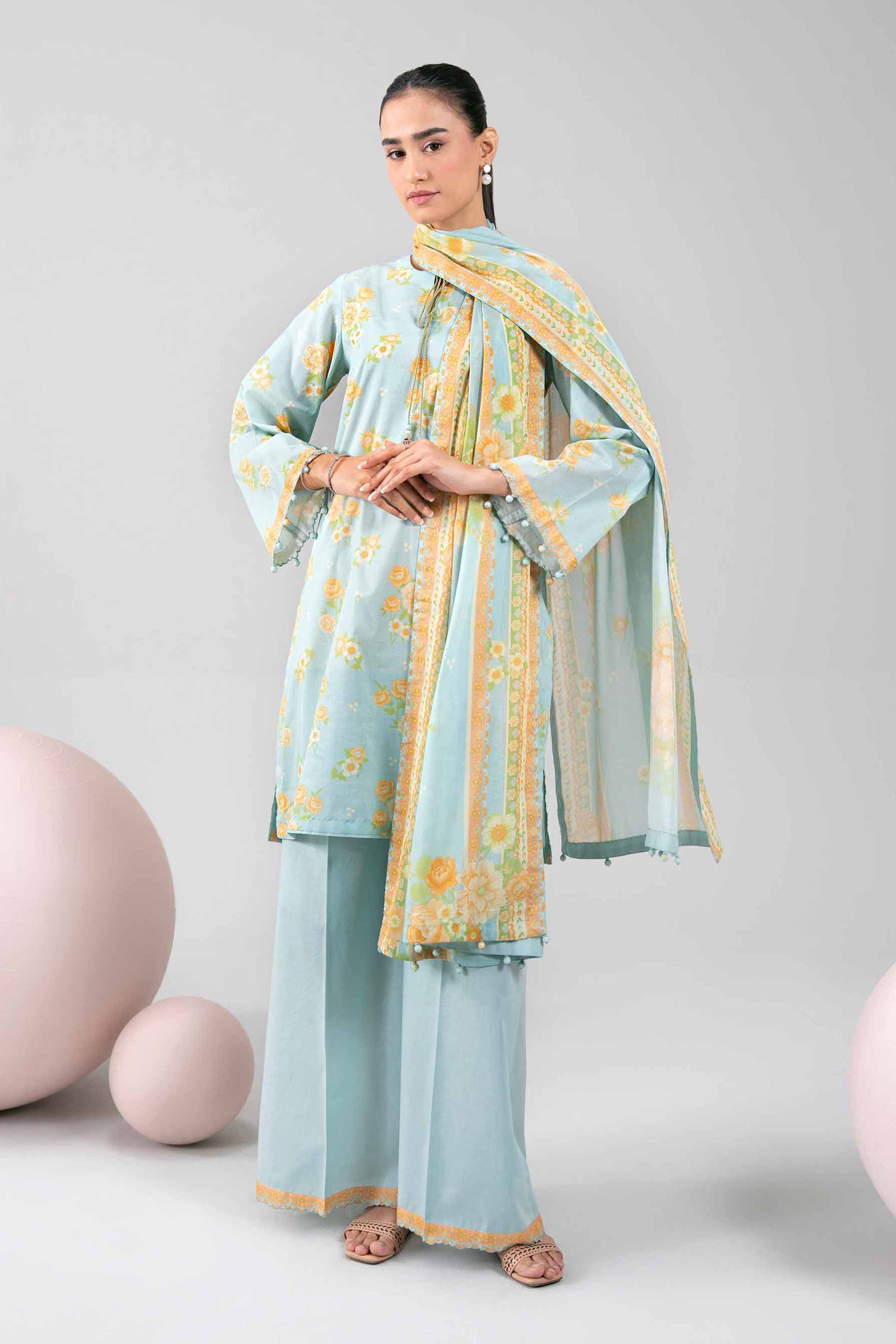 3 Piece - Printed Loose Fabric - 42602343