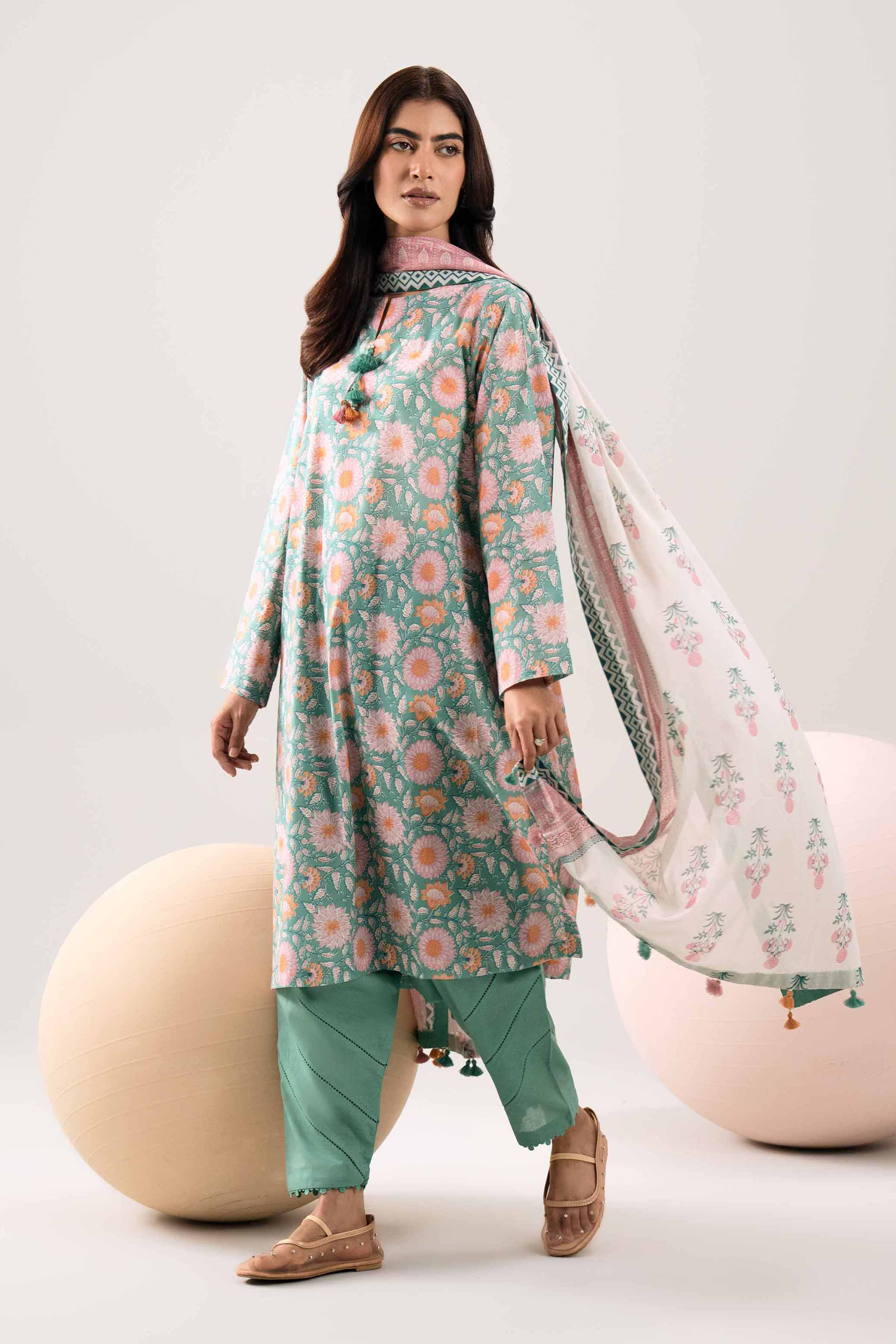 3 Piece - Printed Loose Fabric - 42602348