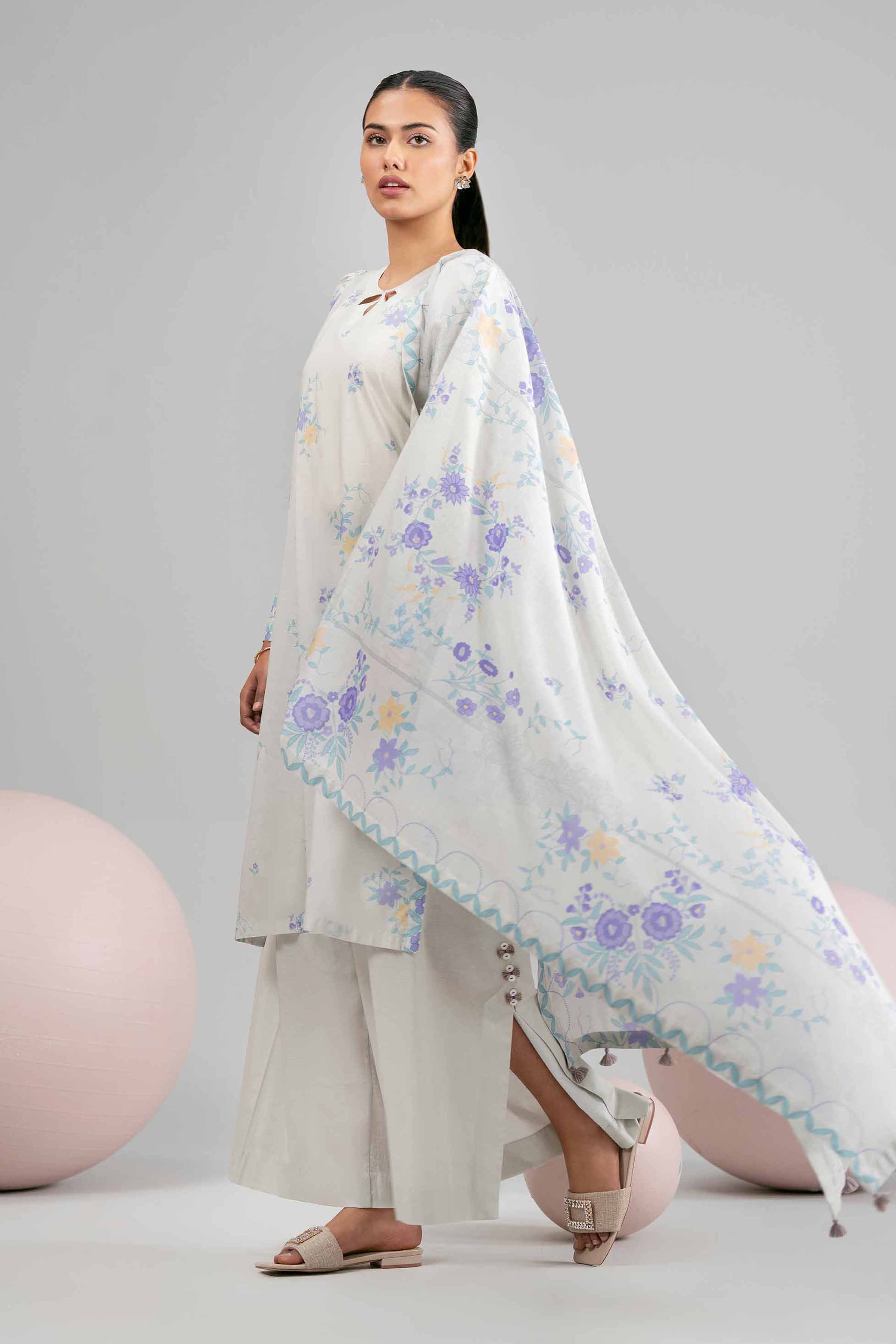 3 Piece - Printed Loose Fabric - 42602349