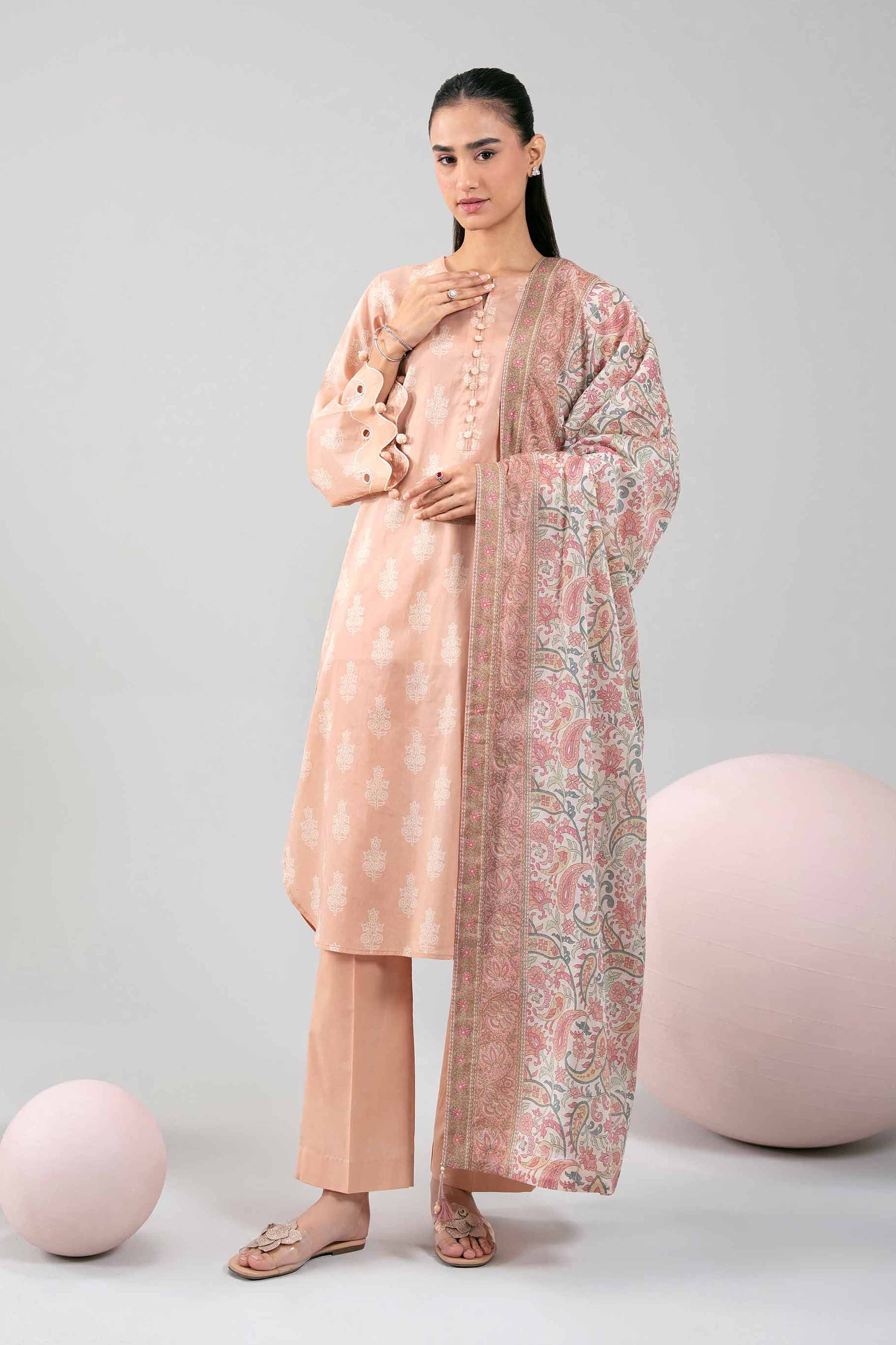 3 Piece - Printed Loose Fabric - 42602354