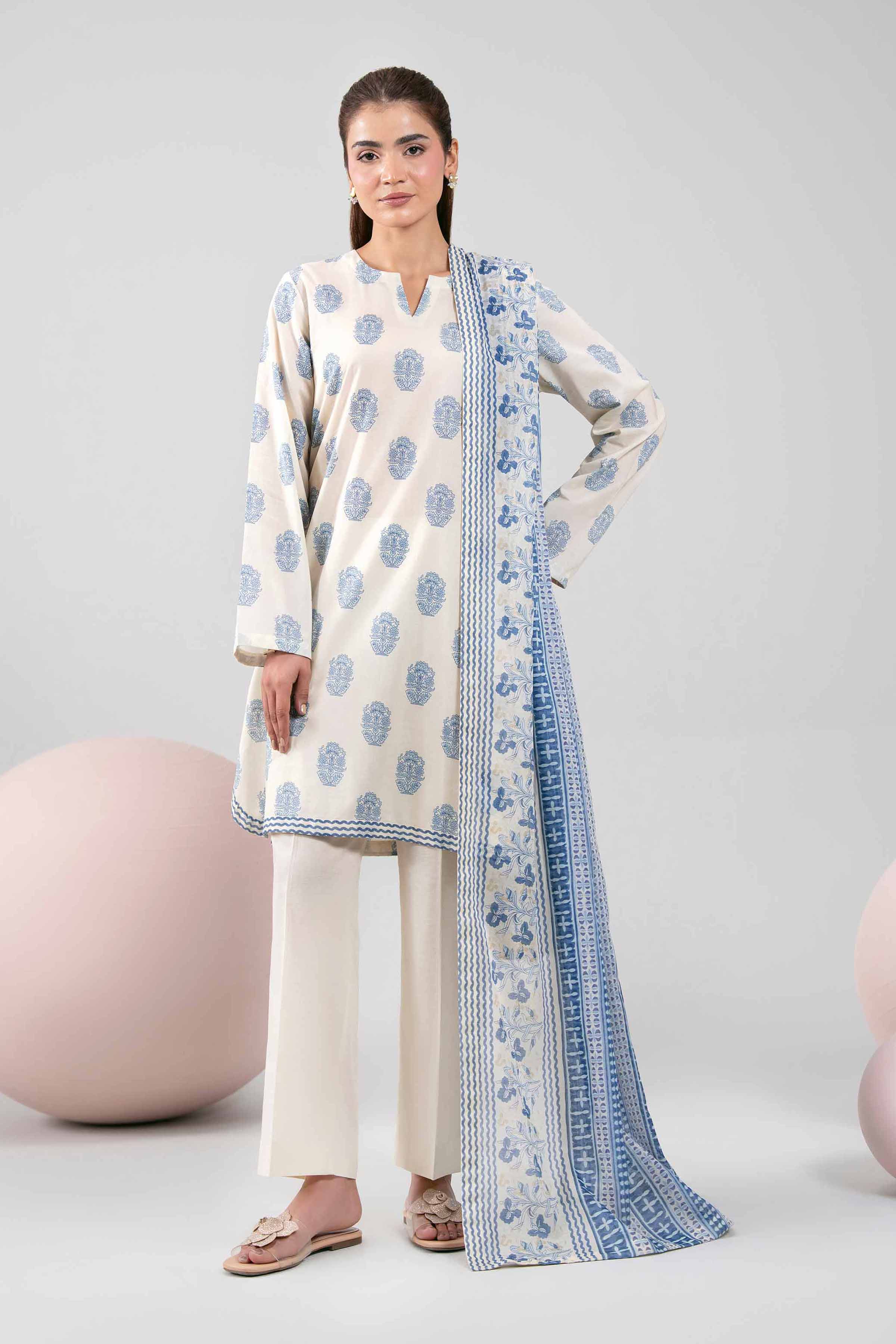 3 Piece - Printed Loose Fabric - 42602356