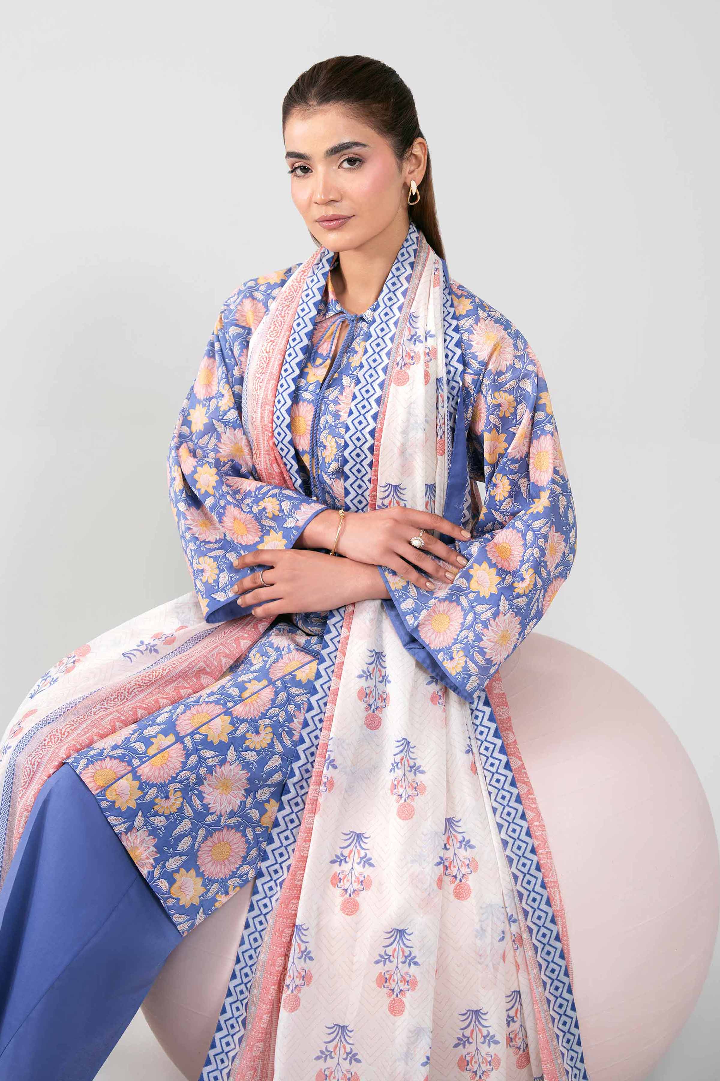 3 Piece - Printed Loose Fabric - 42602357