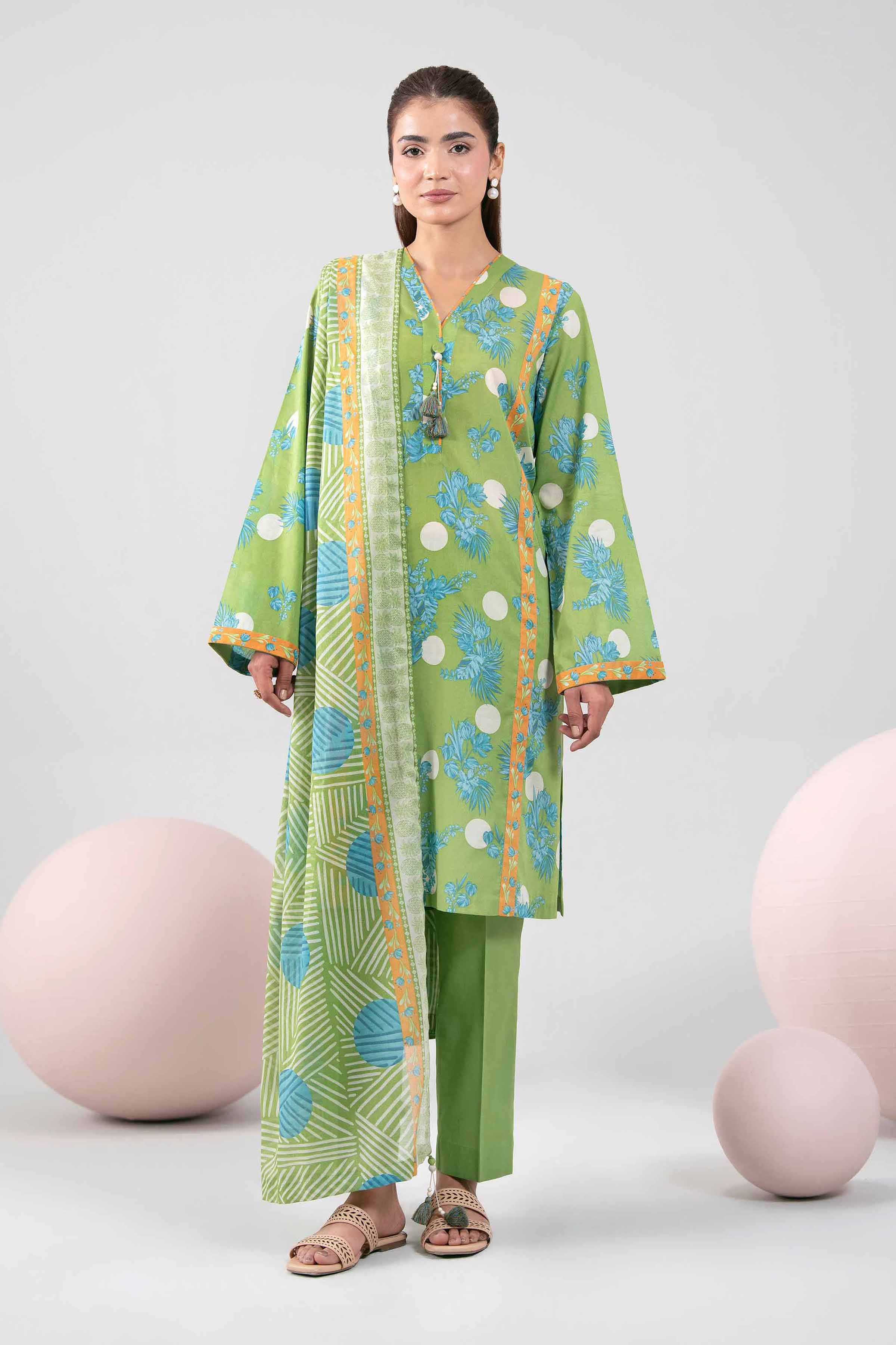 3 Piece - Printed Loose Fabric - 42602365