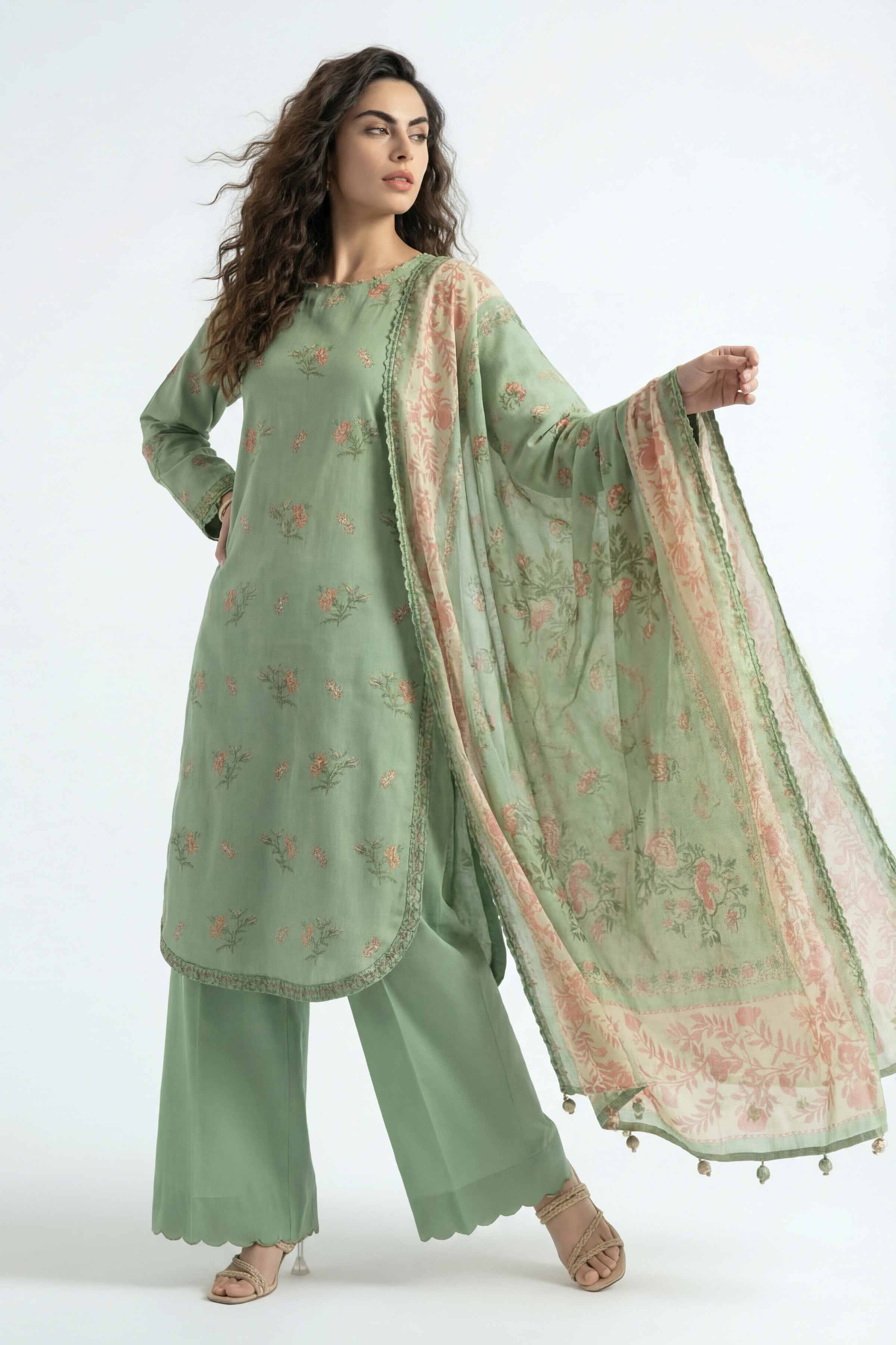 3 Piece - Printed Loose Fabric - 42602369