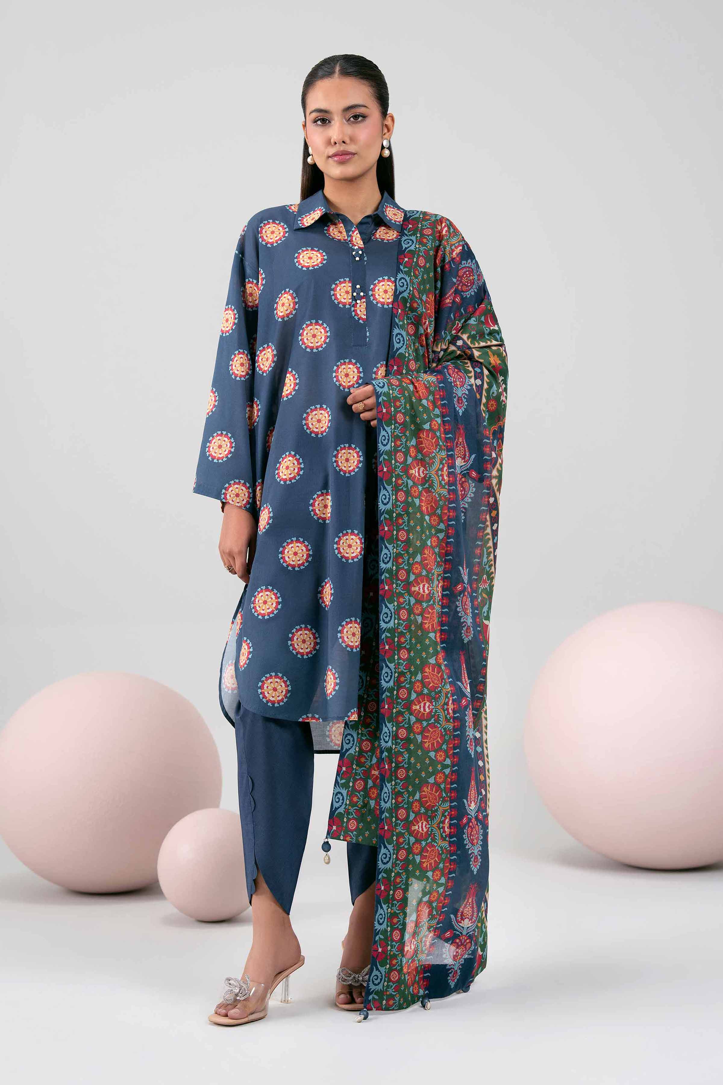 3 Piece - Printed Loose Fabric - 42602374