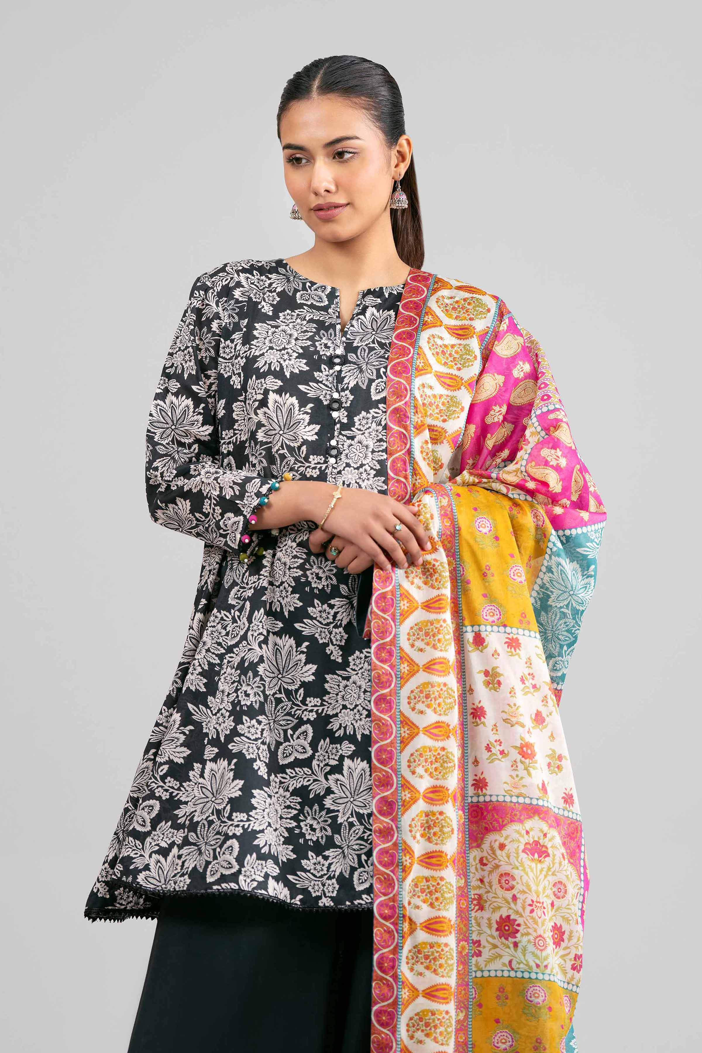 3 Piece - Printed Loose Fabric - 42602375