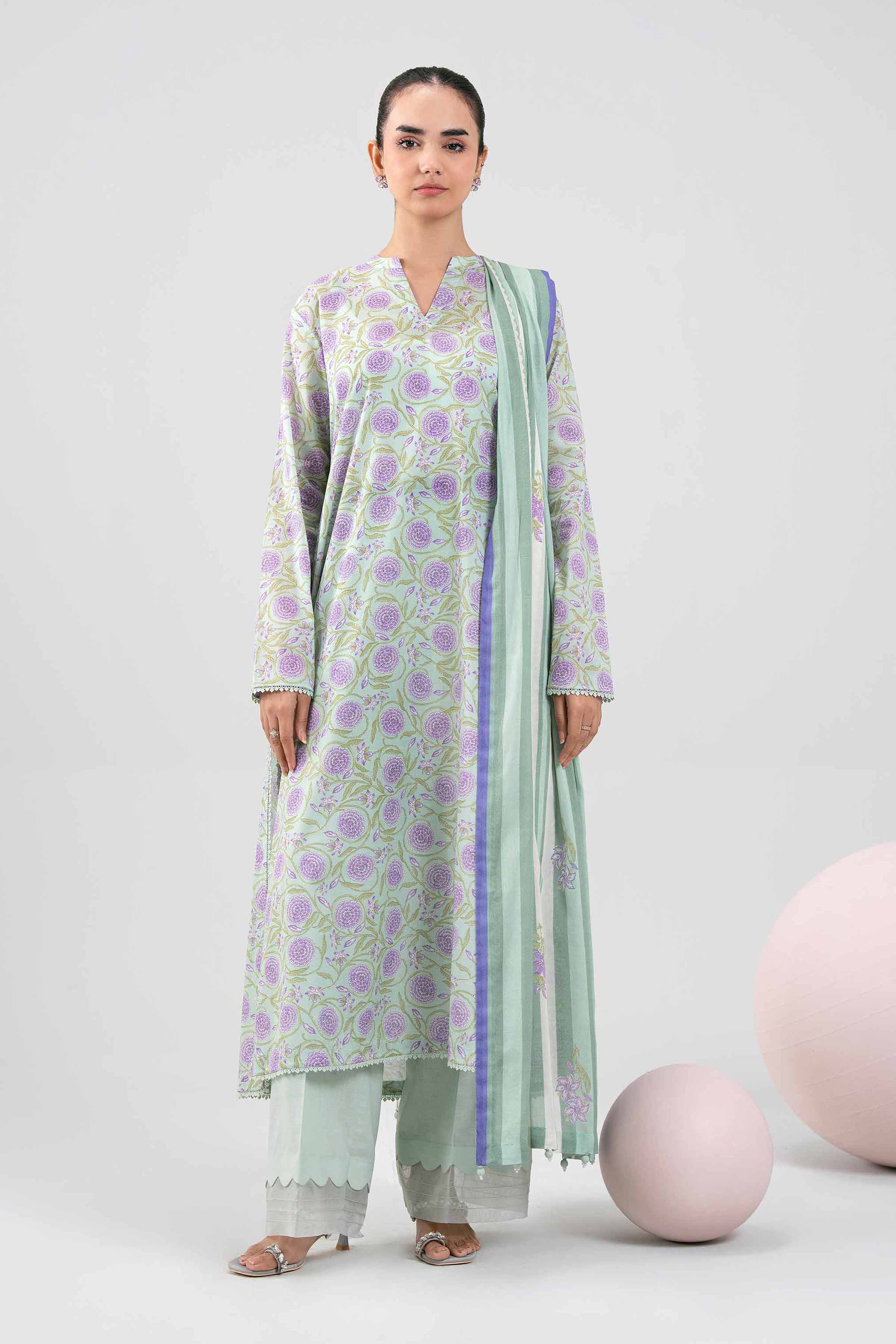 3 Piece - Printed Loose Fabric - 42602386