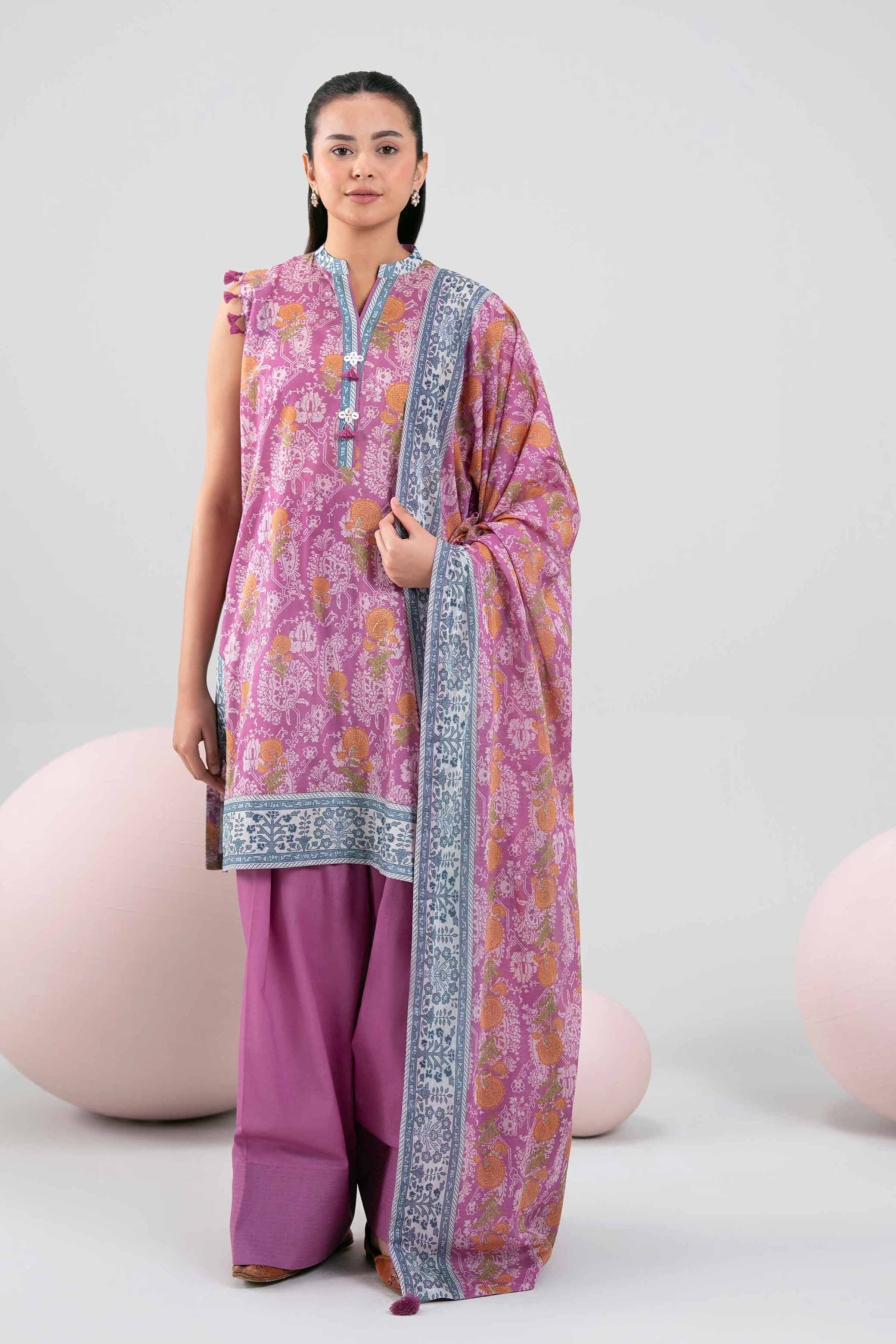 3 Piece - Printed Loose Fabric - 42602389