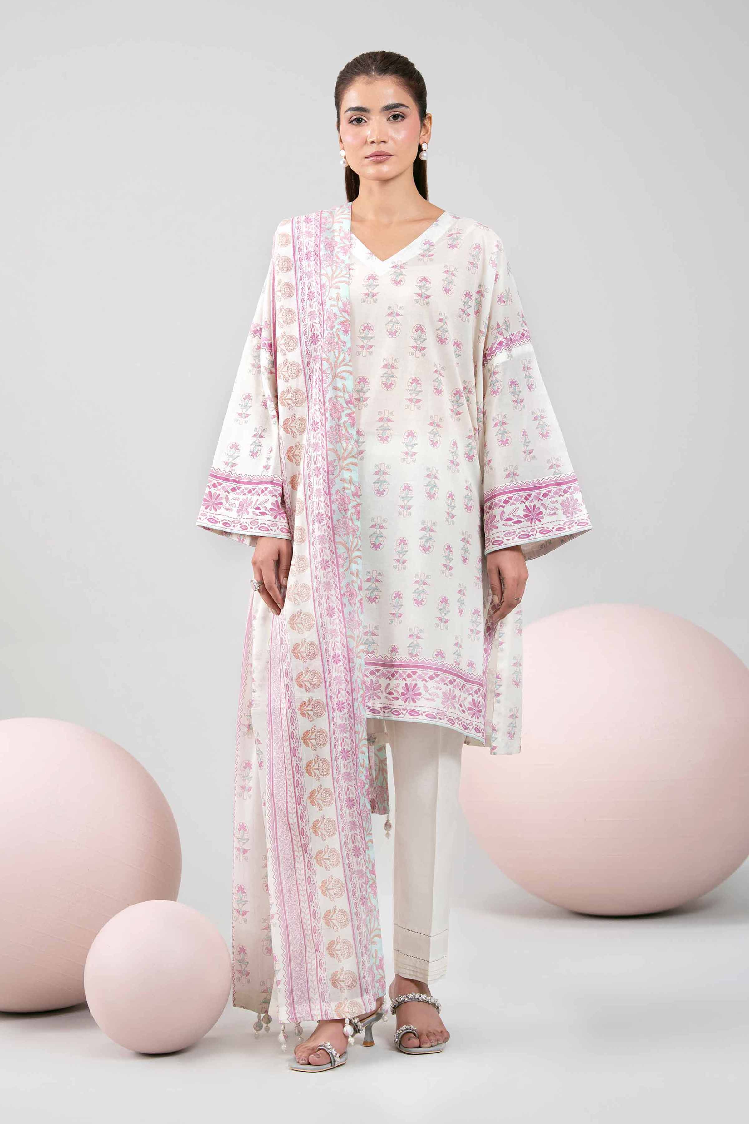 3 Piece - Printed Loose Fabric - 42602394