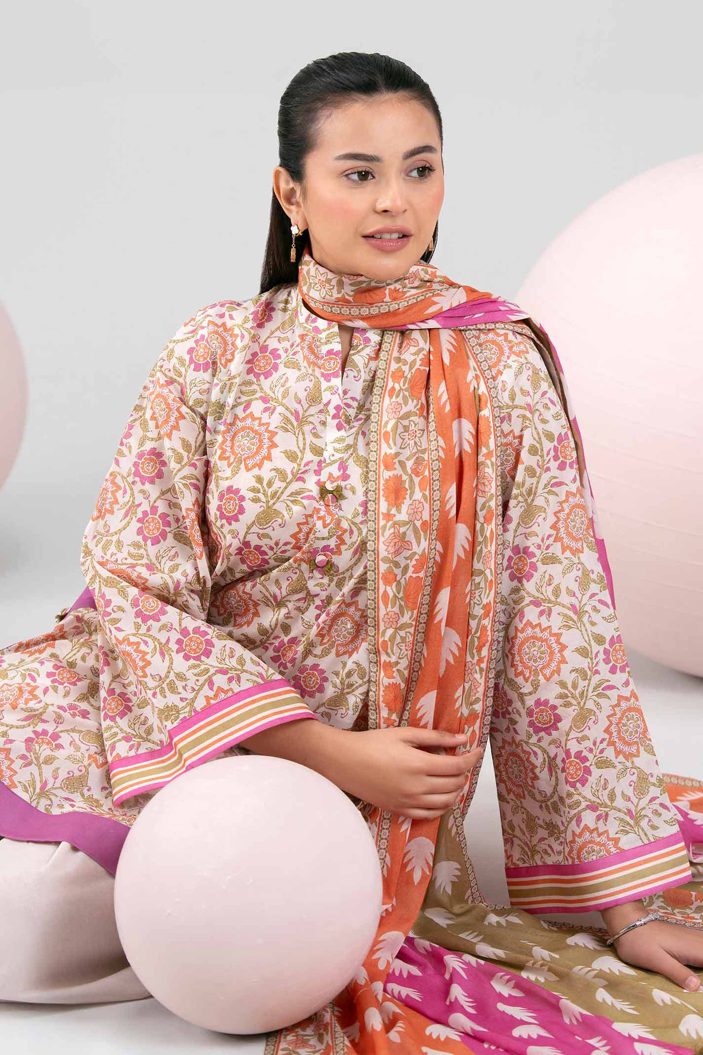 3 Piece - Printed Loose Fabric - 42602395