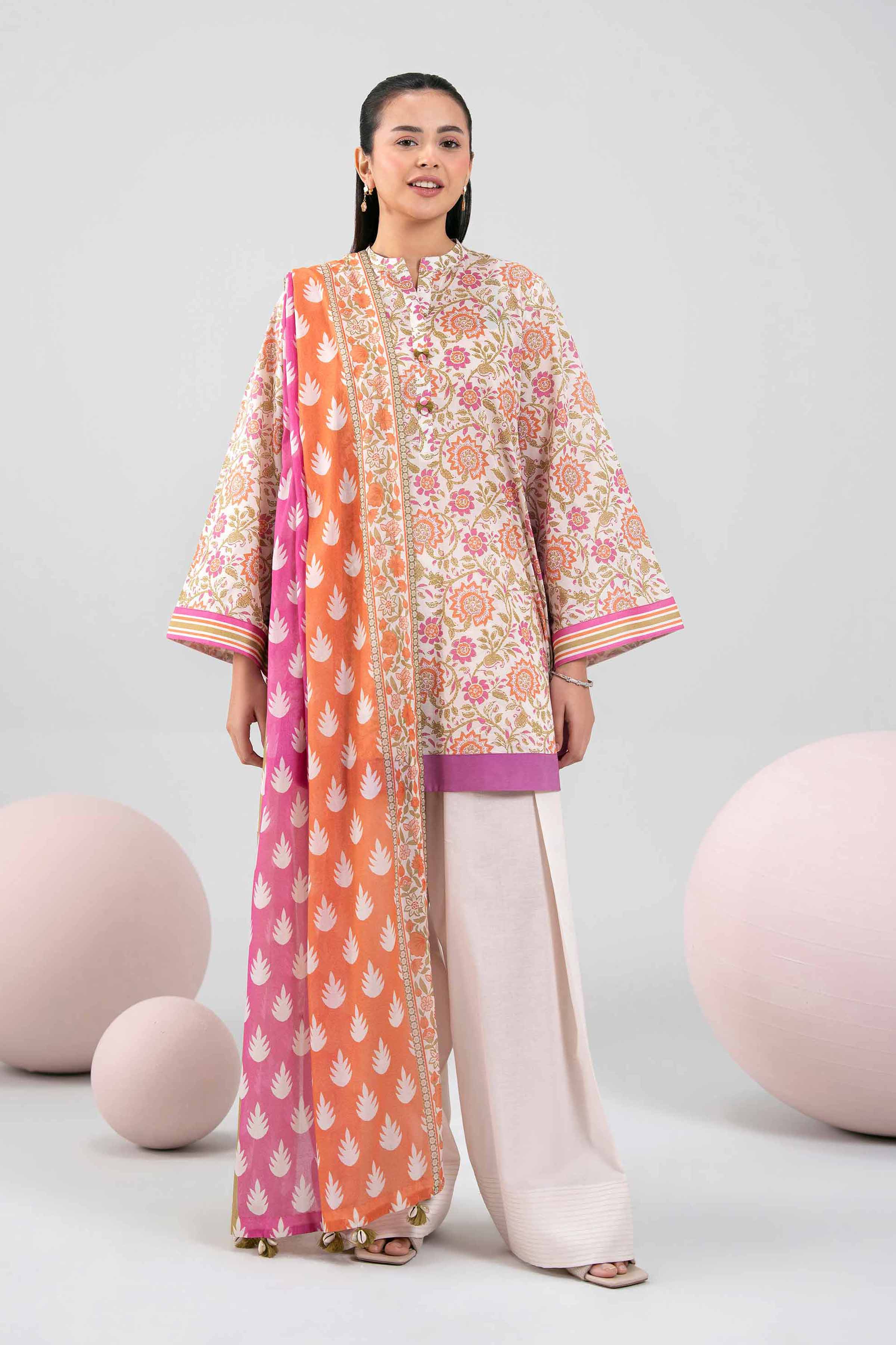 3 Piece - Printed Loose Fabric - 42602395