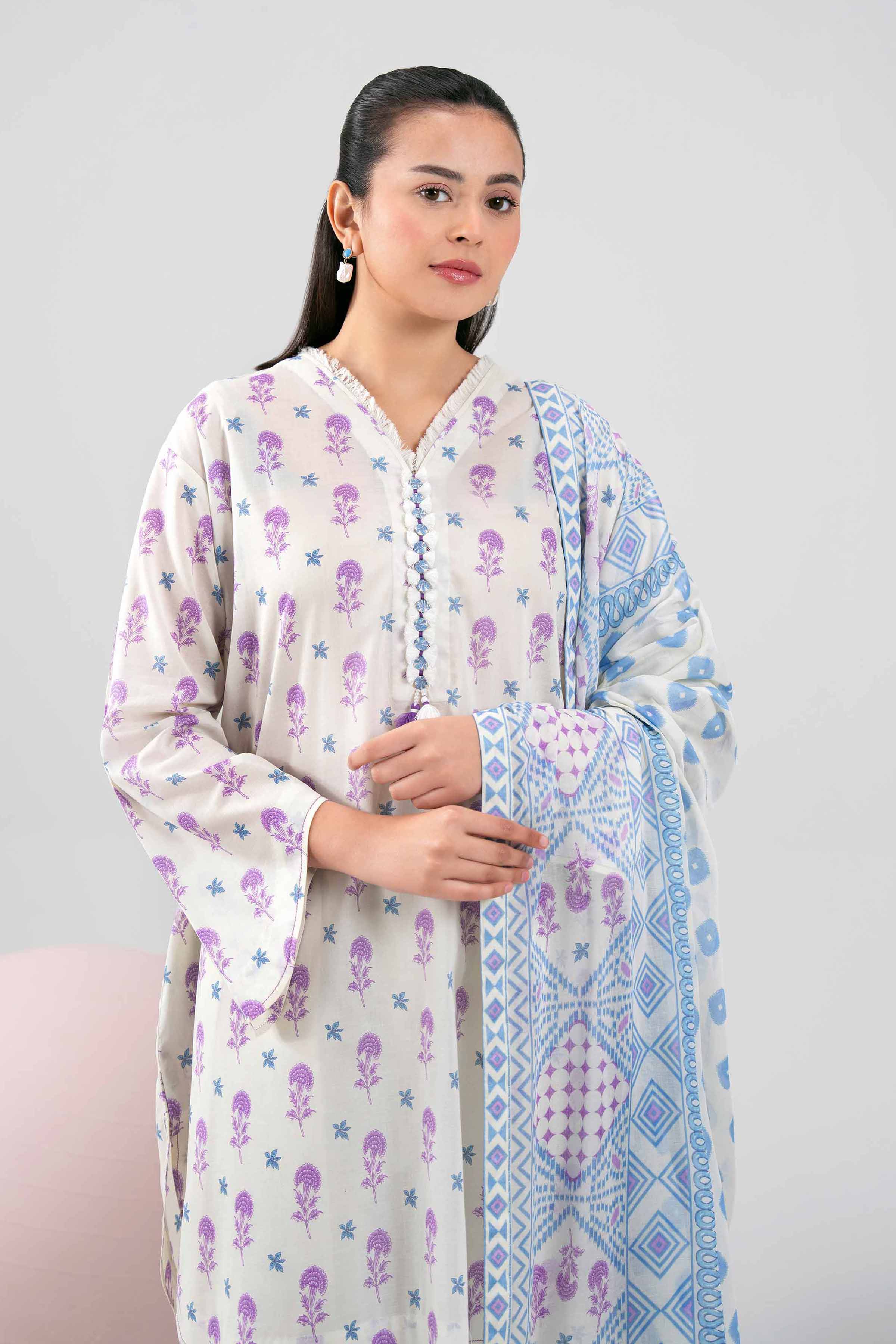 3 Piece - Printed Loose Fabric - 42602403