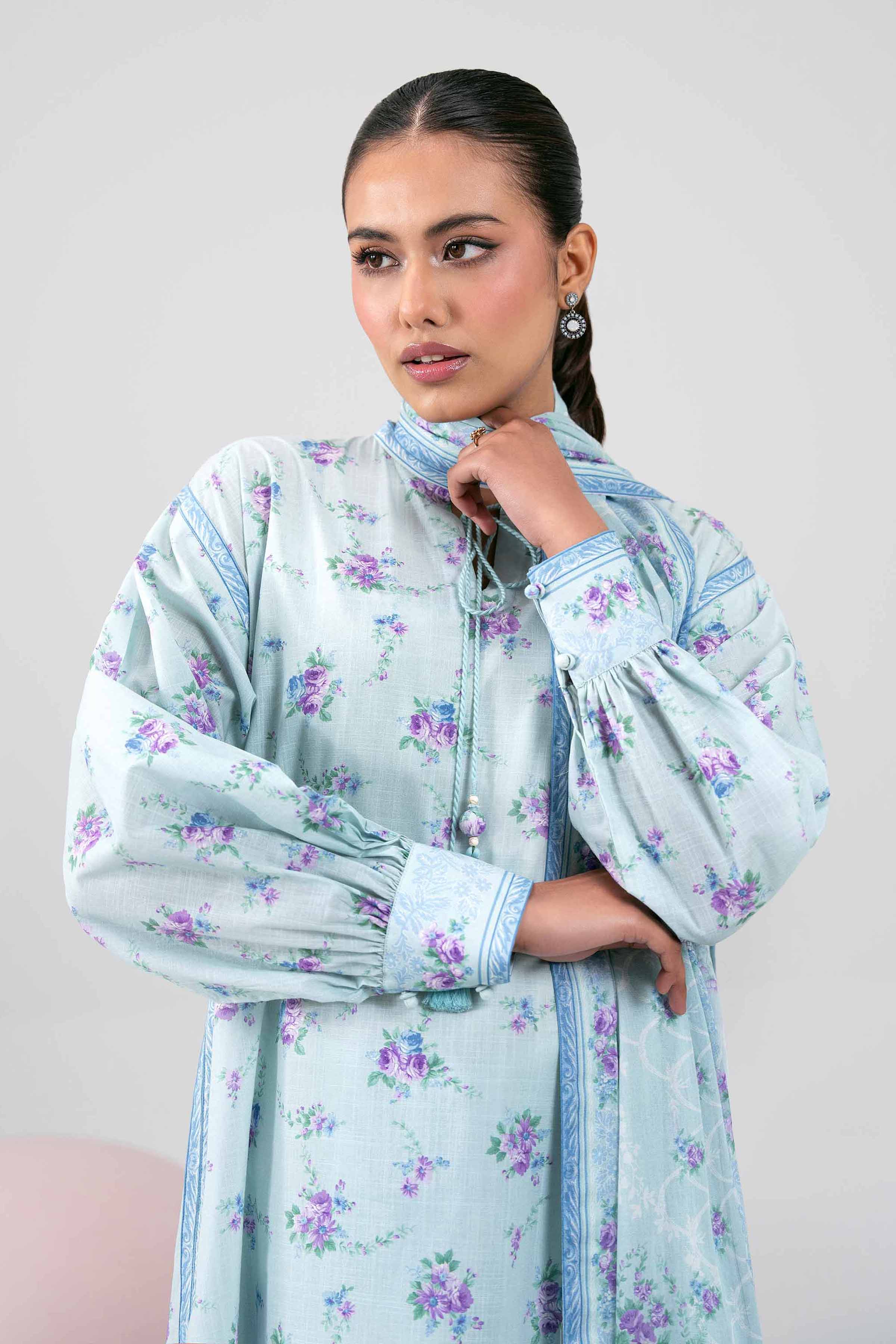 3 Piece - Printed Suit - 42602404 for Women - Unstitched Collection | Nishat | Shop Online