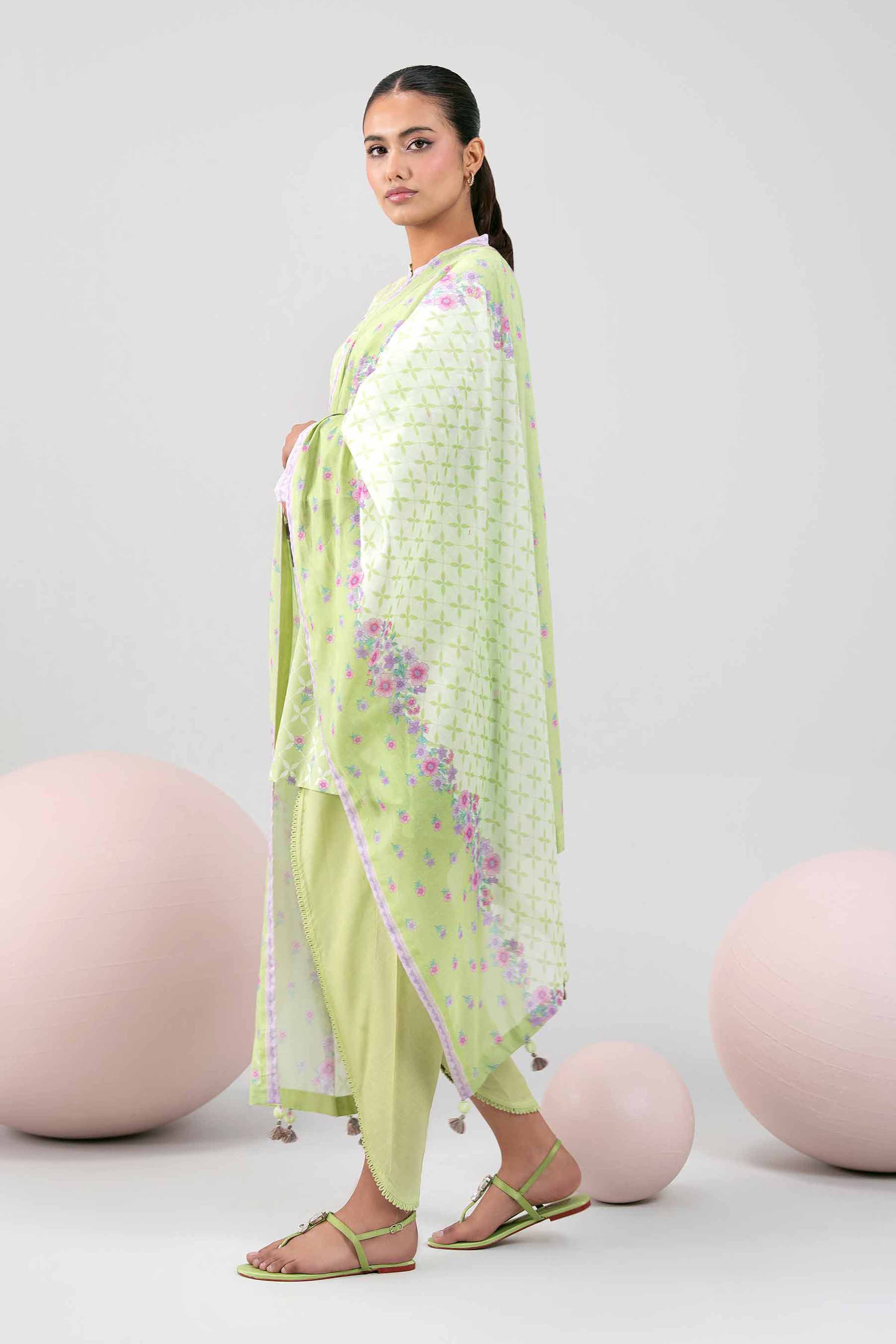 3 Piece - Printed Suit - 42602408 for Women - Unstitched Collection | Nishat | Shop Online