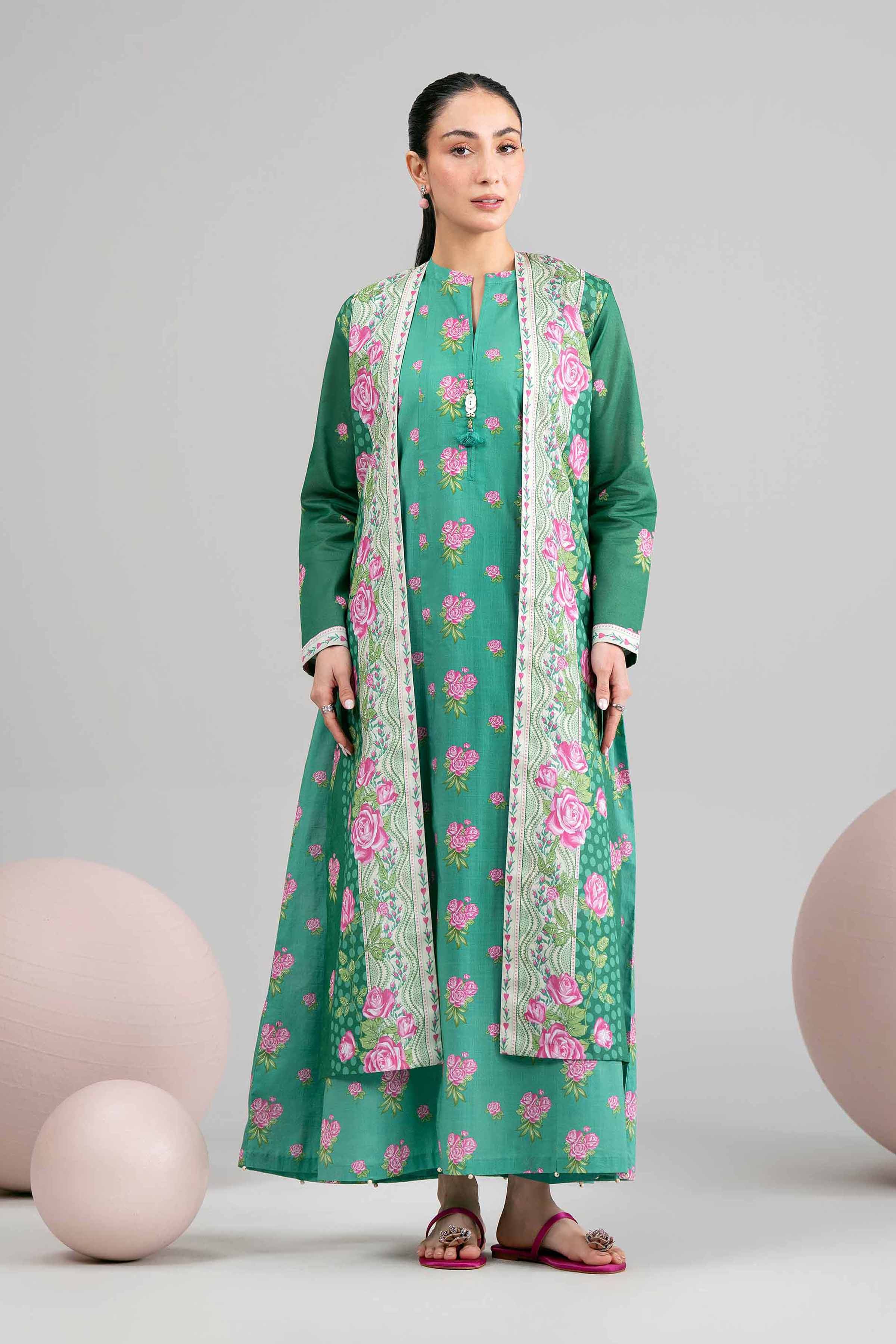 3 Piece - Printed Suit - 42602409 for Women - Unstitched Collection | Nishat | Shop Online