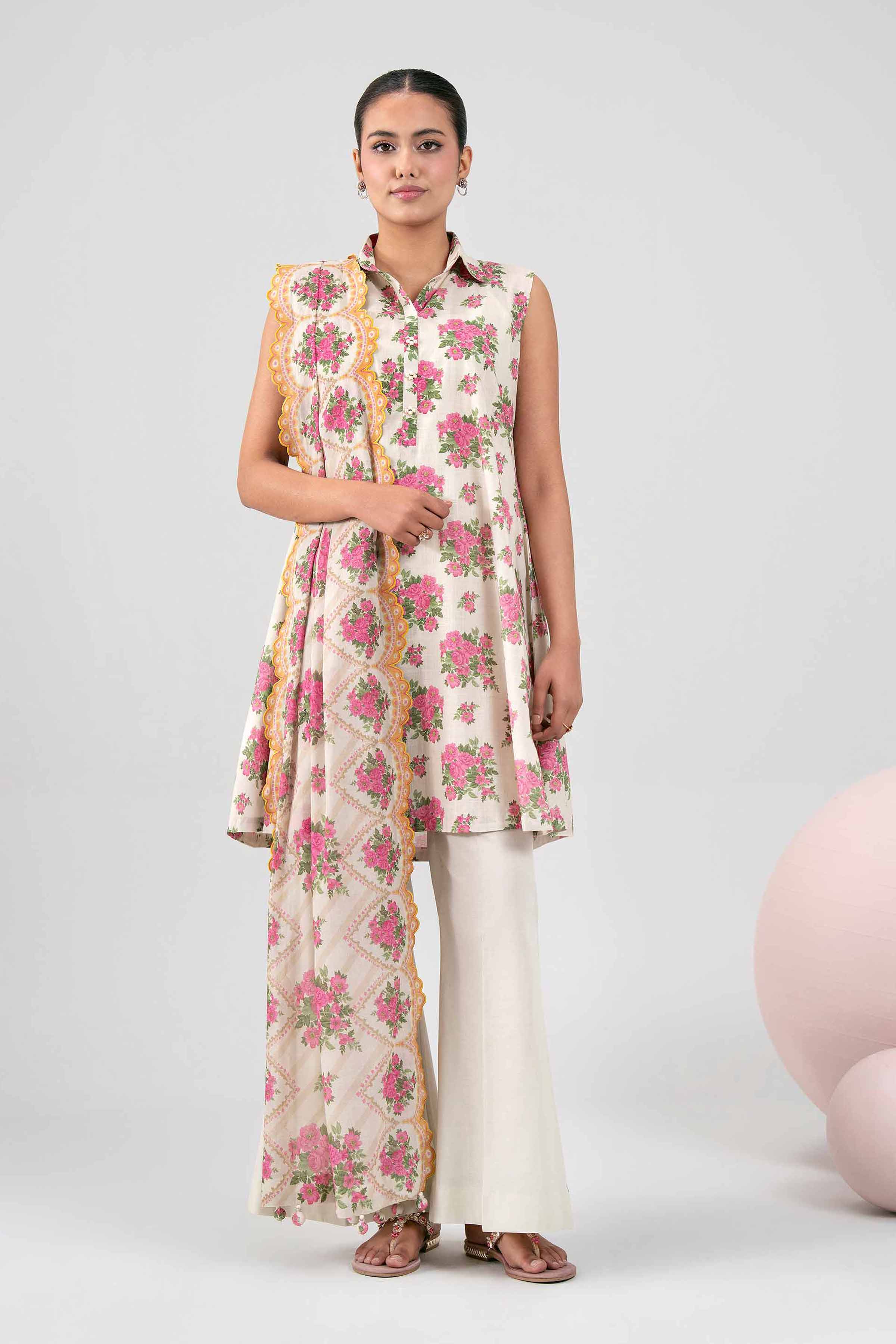 3 Piece - Printed Suit - 42602411 for Women - Unstitched Collection | Nishat | Shop Online