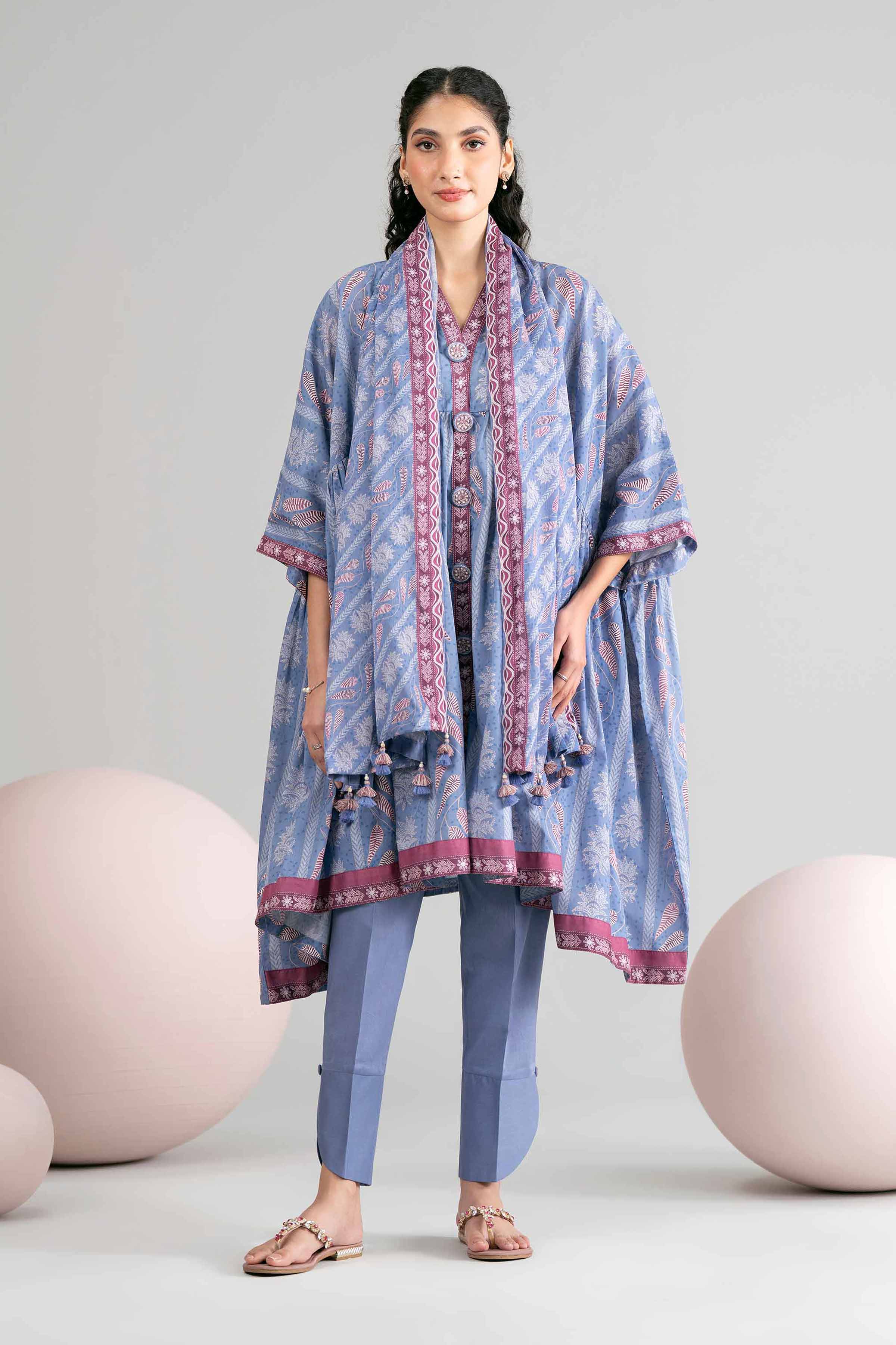 3 Piece - Printed Loose Fabric - 42602419 for Women - Freedom To Buy Collection | Nishat | Shop Online