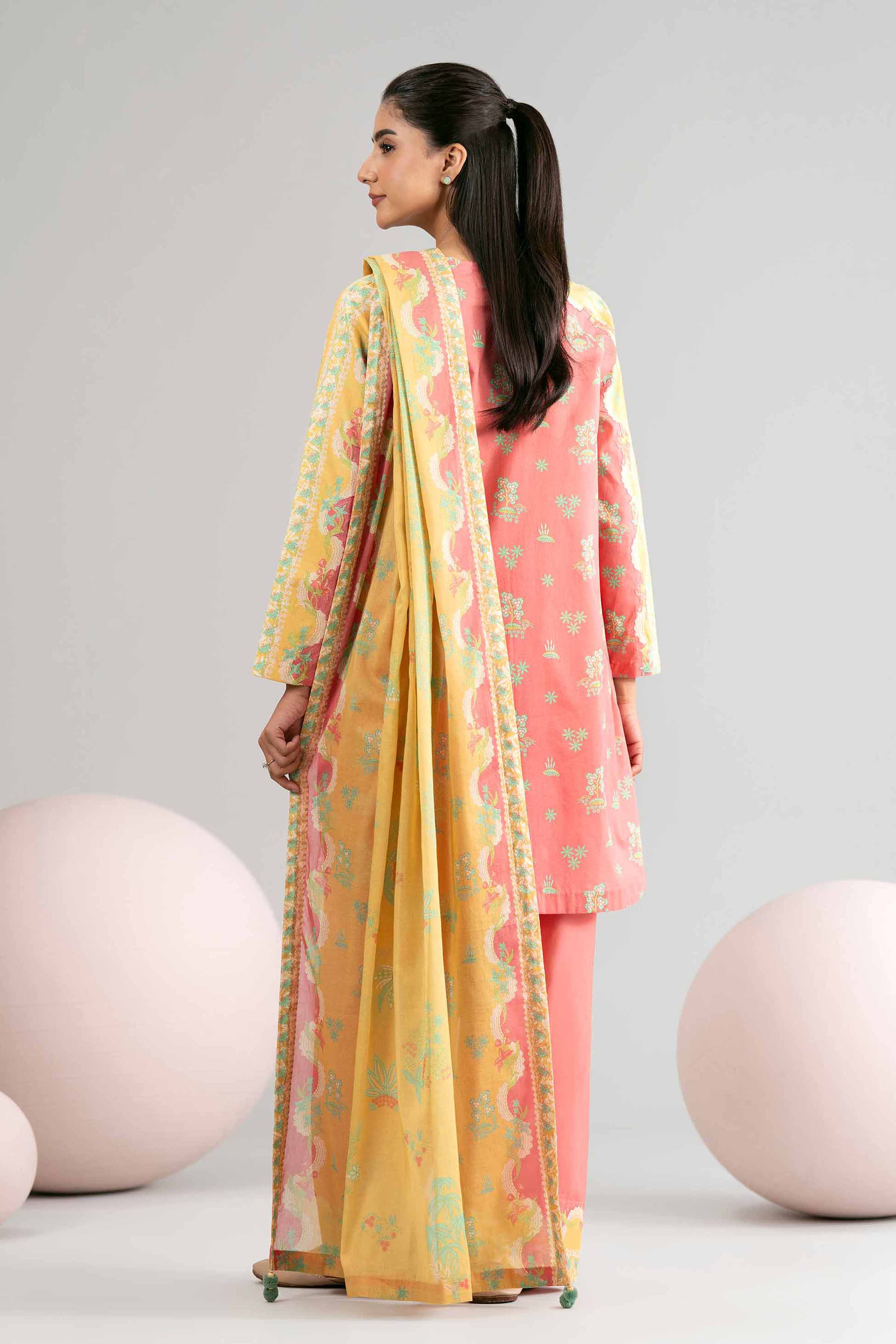 3 Piece - Printed Loose Fabric - 42602429 for Women - Freedom To Buy Collection | Nishat | Shop Online