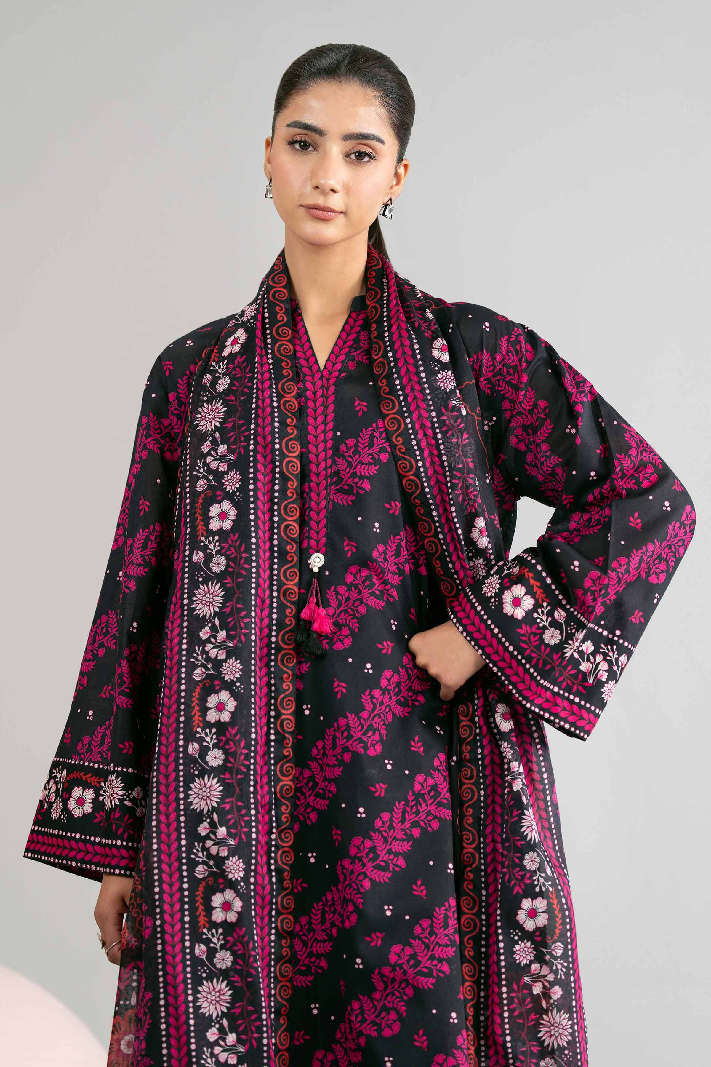 3 Piece - Printed Loose Fabric - 42602432 for Women - Freedom To Buy Collection | Nishat | Shop Online