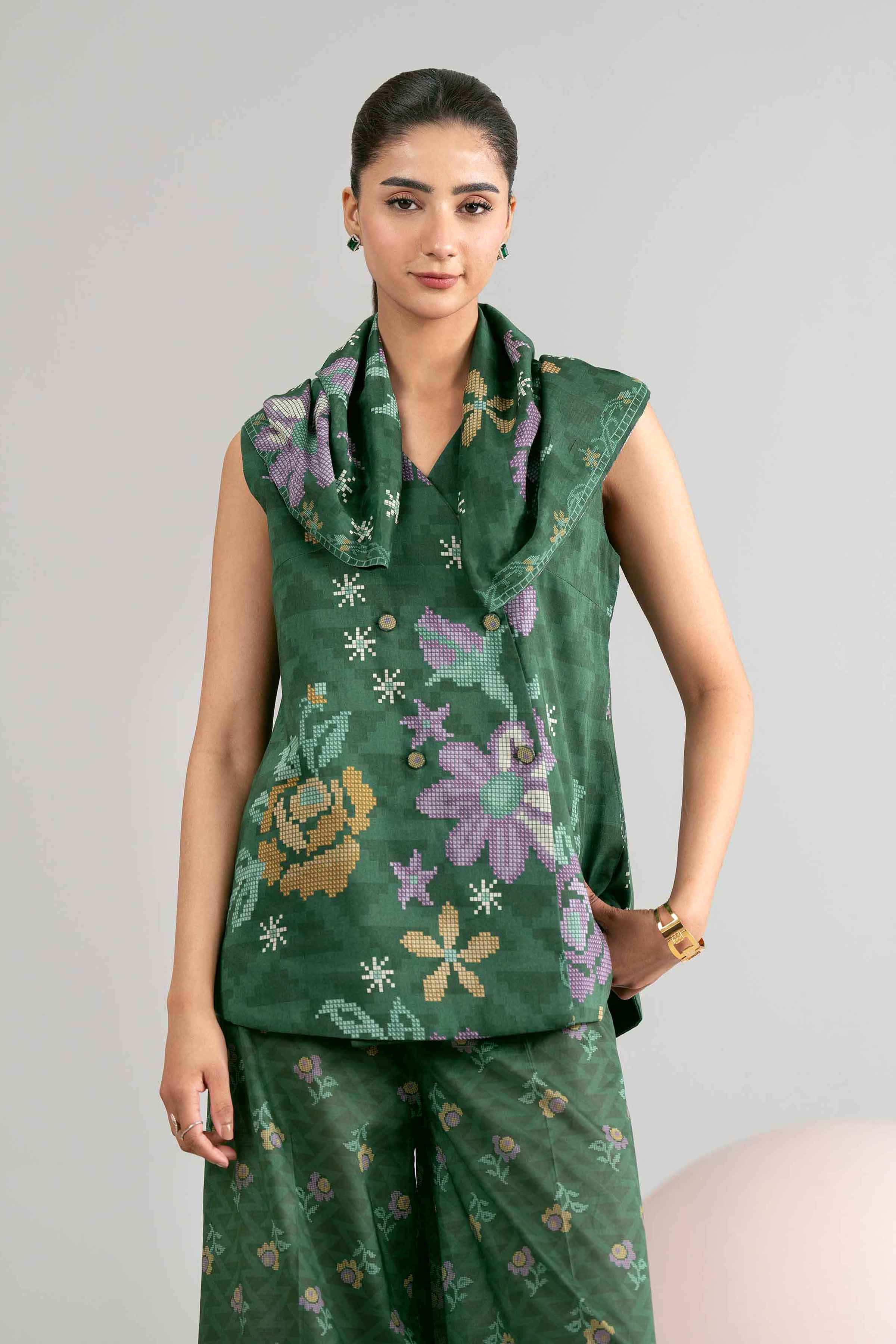 3 Piece - Printed Loose Fabric - 42602439 for Women - Freedom To Buy Collection | Nishat | Shop Online