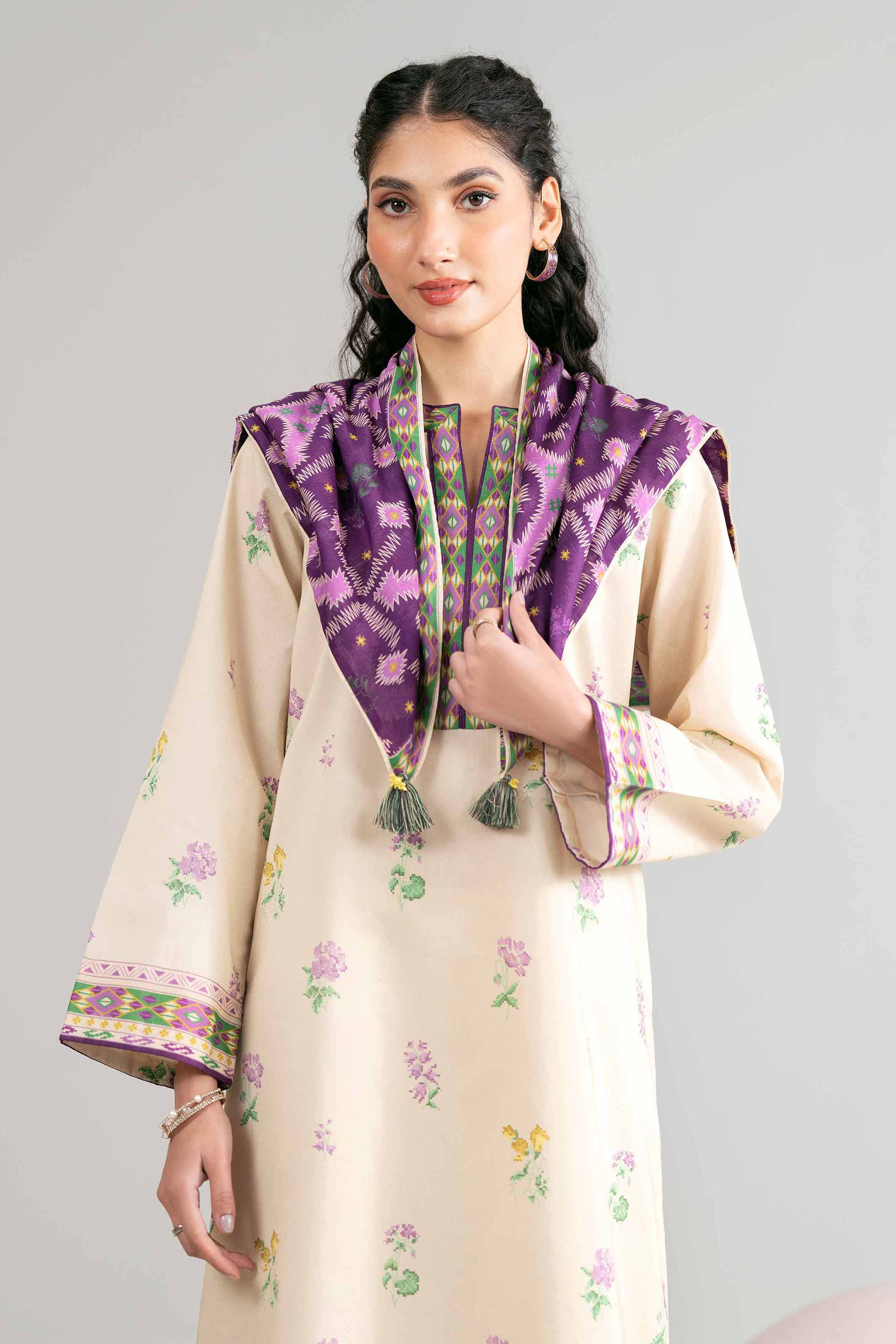 3 Piece - Printed Loose Fabric - 42602441 for Women - Freedom To Buy Collection | Nishat | Shop Online