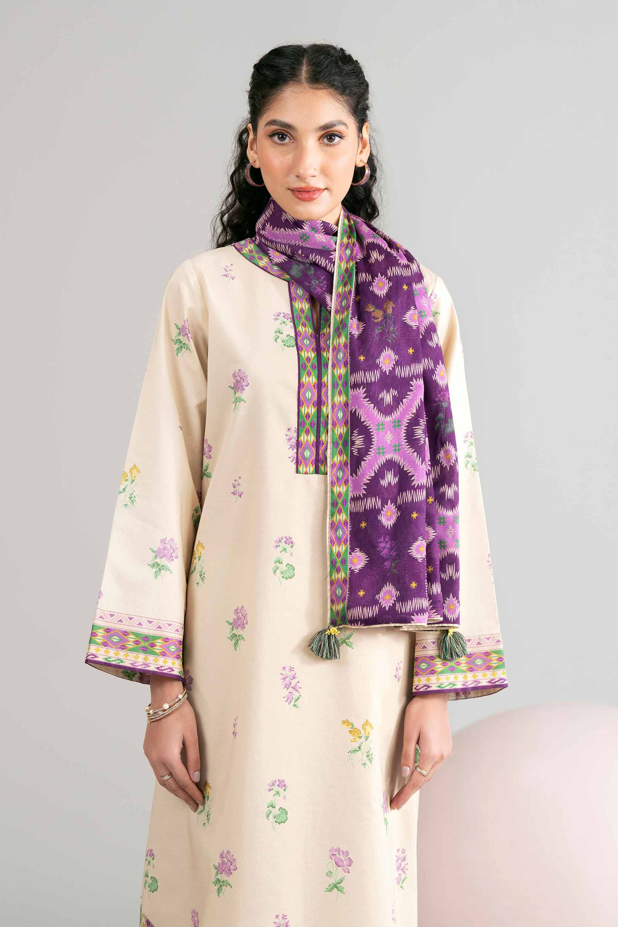 3 Piece - Printed Loose Fabric - 42602441 for Women - Freedom To Buy Collection | Nishat | Shop Online