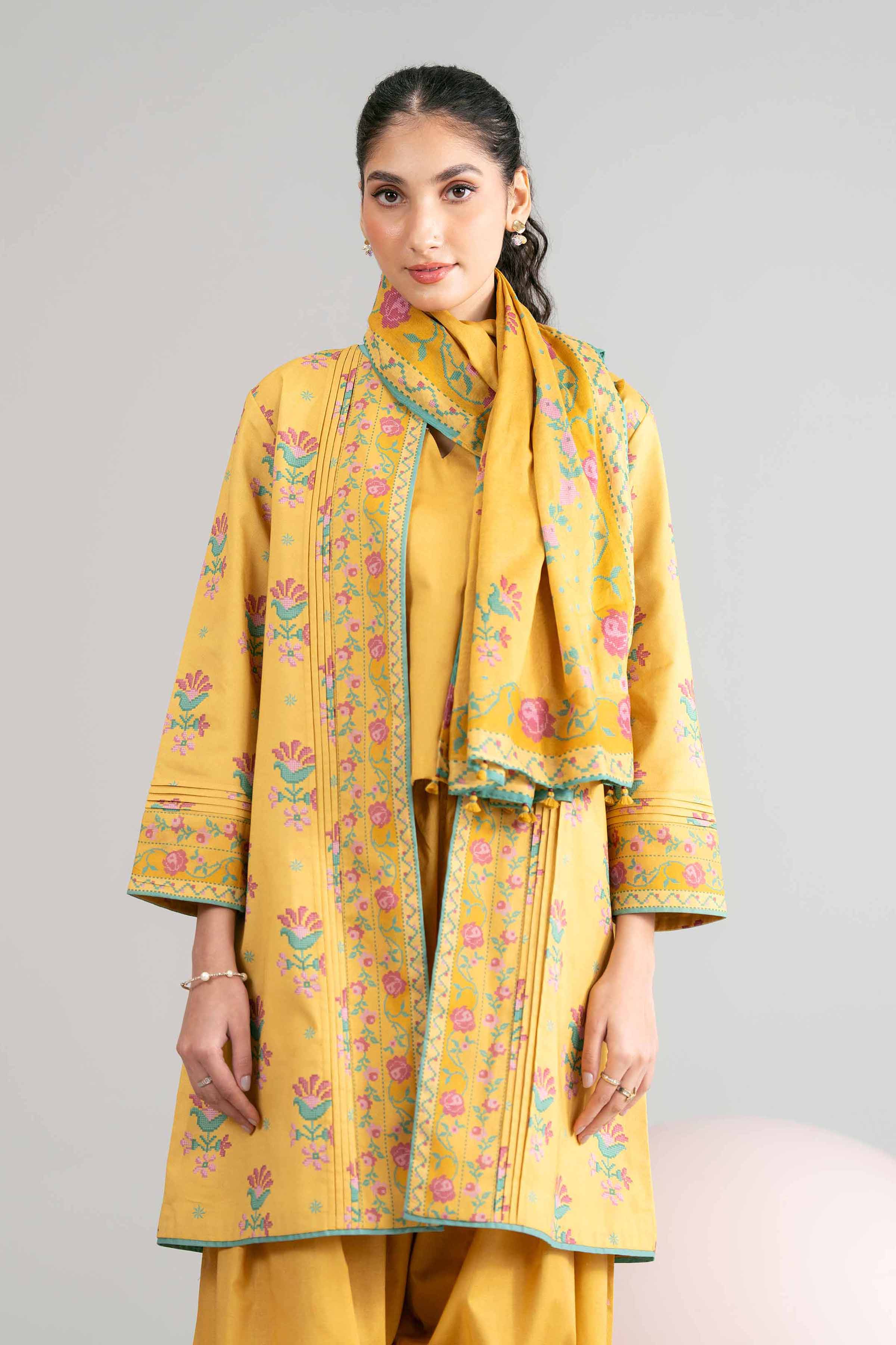 3 Piece - Printed Loose Fabric - 42602442 for Women - Freedom To Buy Collection | Nishat | Shop Online