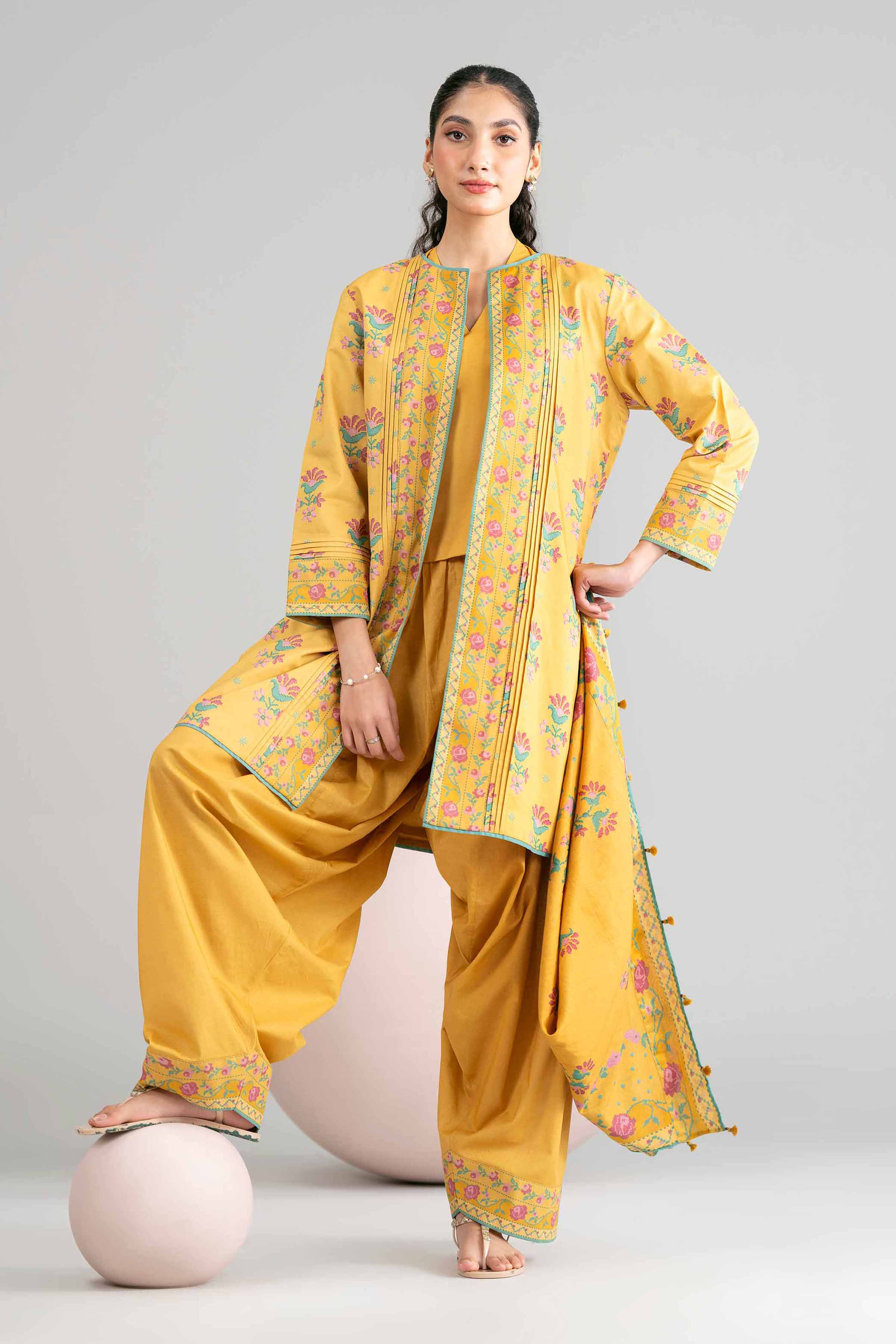 3 Piece - Printed Loose Fabric - 42602442 for Women - Freedom To Buy Collection | Nishat | Shop Online