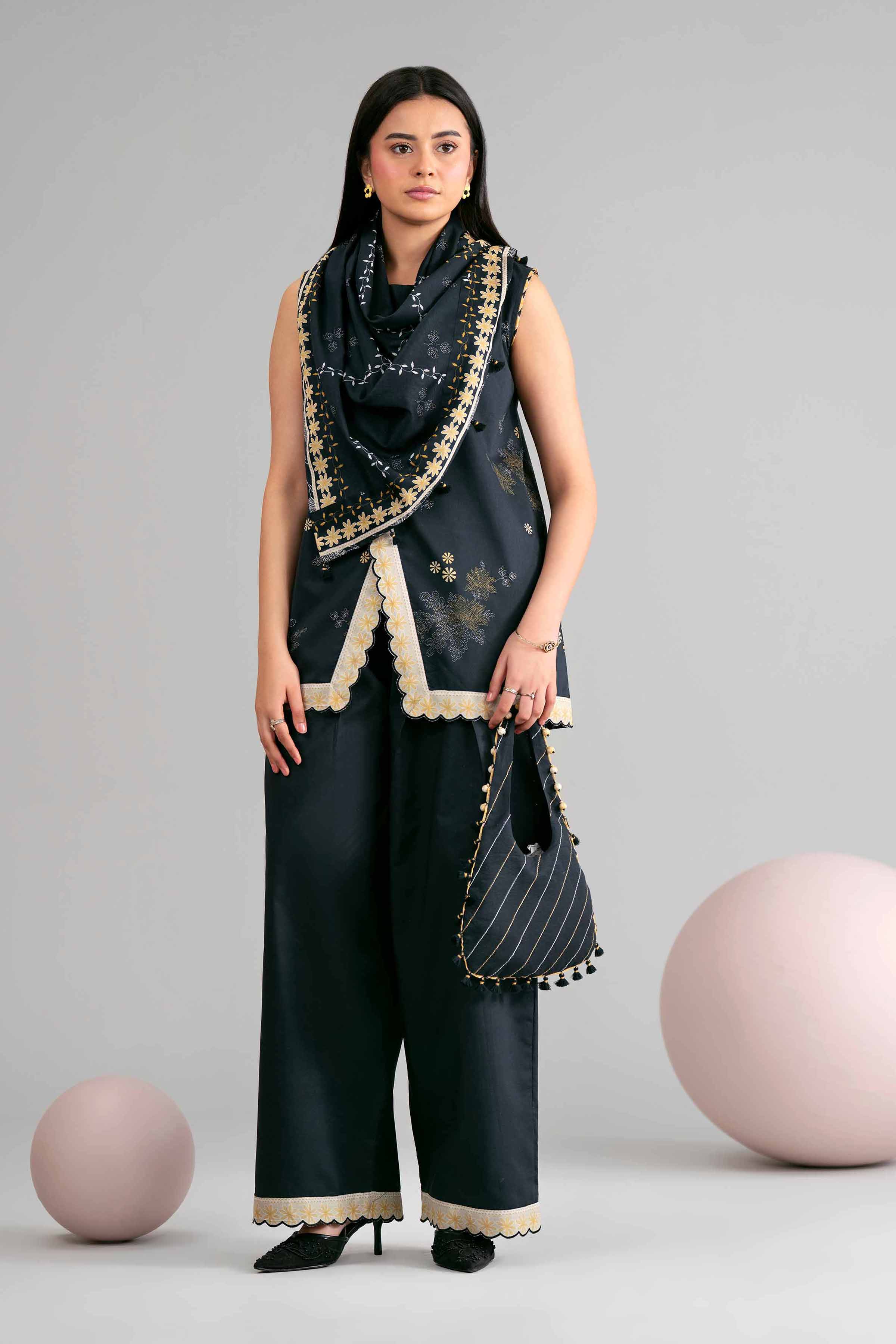 3 Piece - Printed Loose Fabric - 42602446 for Women - Freedom To Buy Collection | Nishat | Shop Online