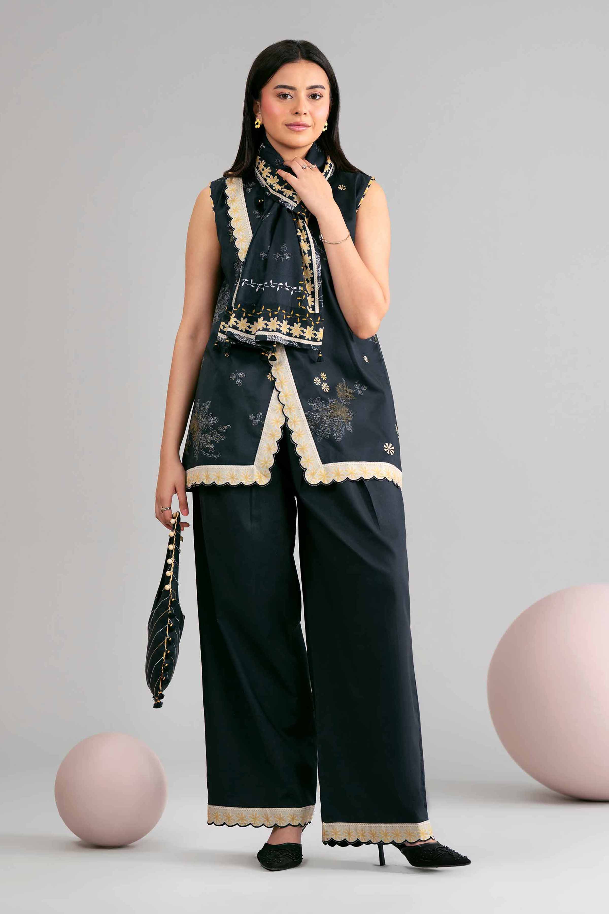 3 Piece - Printed Loose Fabric - 42602446 for Women - Freedom To Buy Collection | Nishat | Shop Online