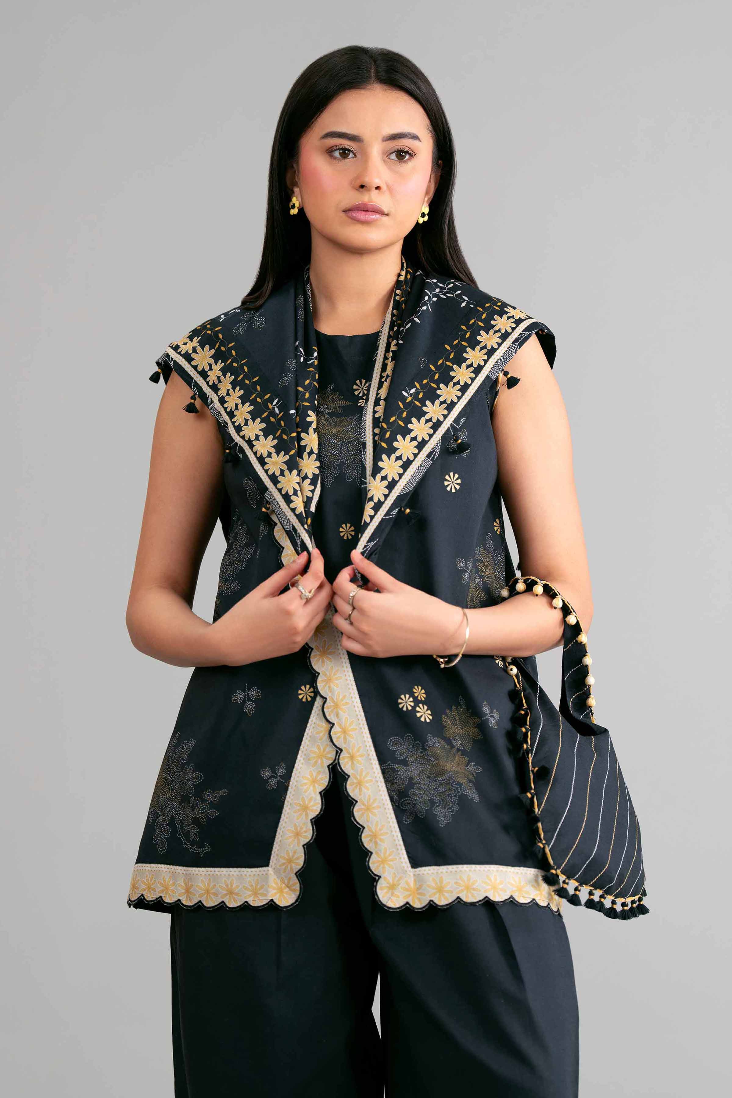 3 Piece - Printed Loose Fabric - 42602446 for Women - Freedom To Buy Collection | Nishat | Shop Online