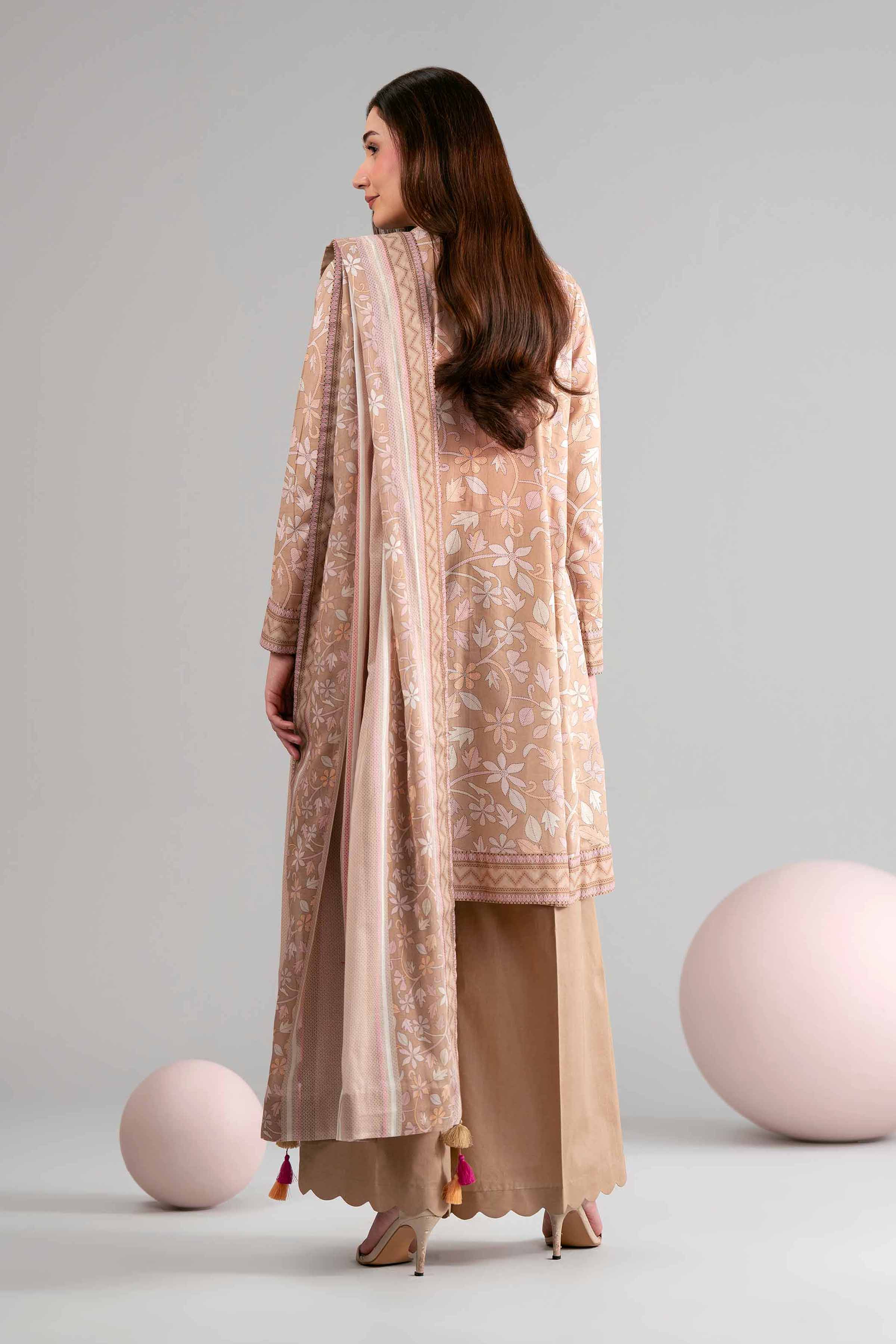 3 Piece - Printed Loose Fabric - 42602448 for Women - Freedom To Buy Collection | Nishat | Shop Online