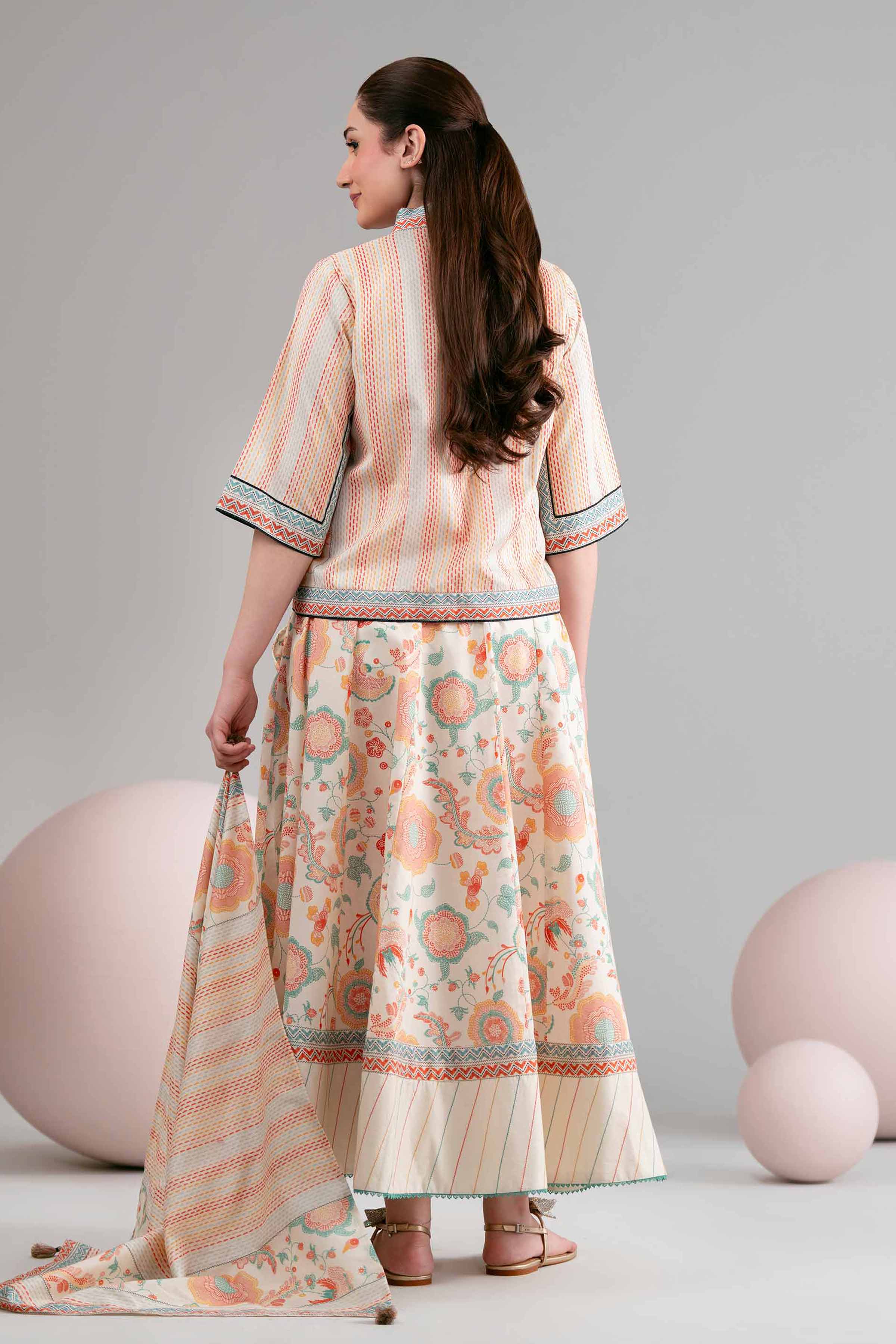 3 Piece - Printed Loose Fabric - 42602451 for Women - Freedom To Buy Collection | Nishat | Shop Online