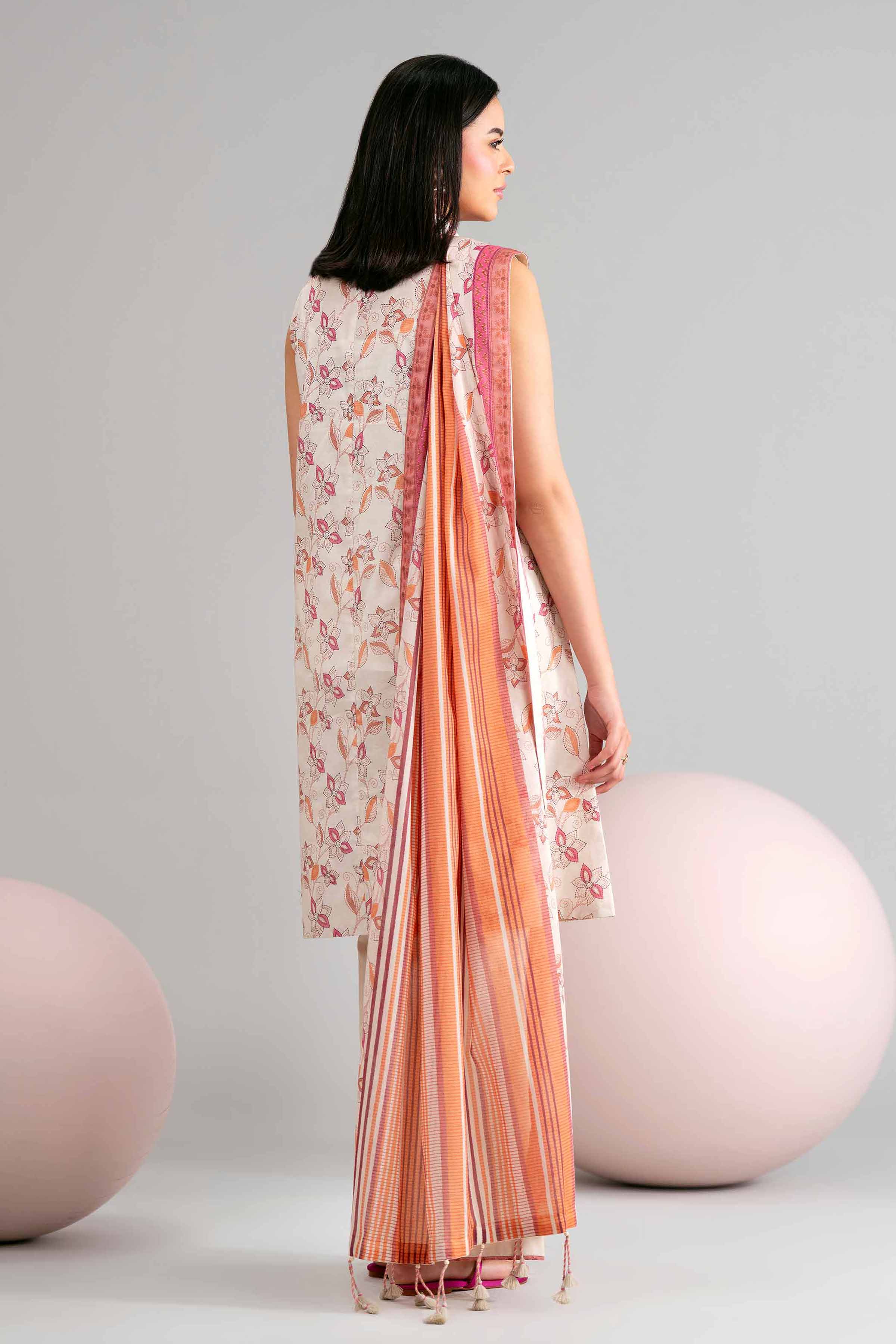 3 Piece - Printed Loose Fabric - 42602452 for Women - Freedom To Buy Collection | Nishat | Shop Online