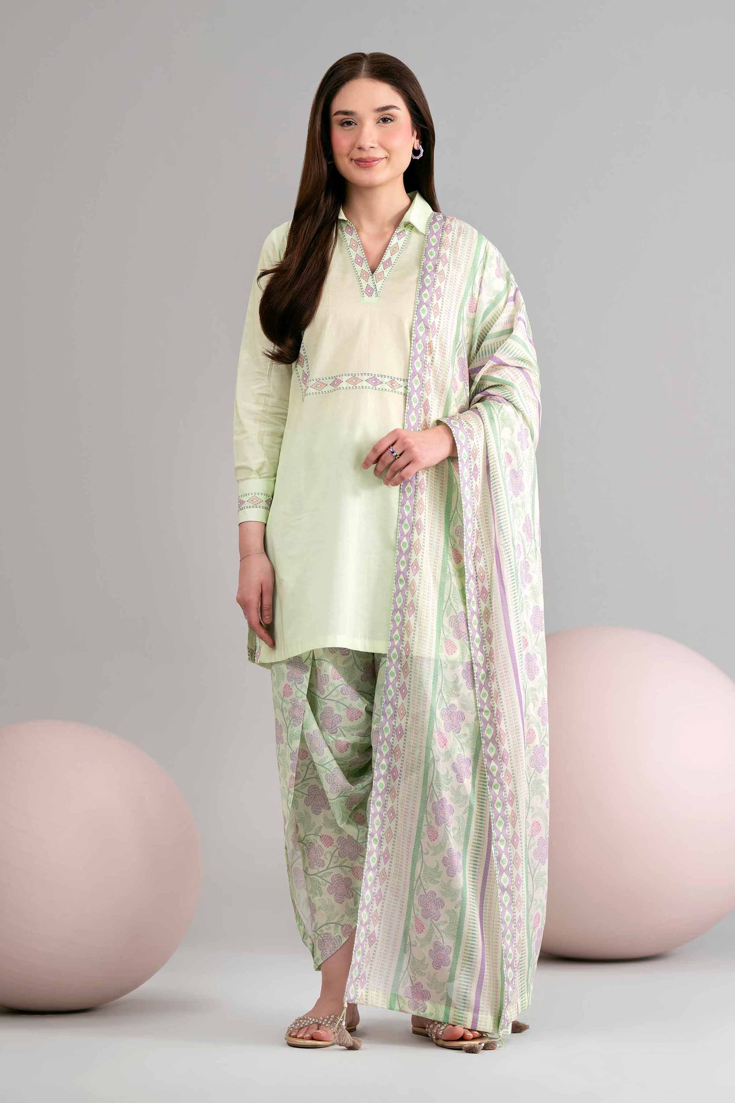 3 Piece - Printed Loose Fabric - 42602453 for Women - Freedom To Buy Collection | Nishat | Shop Online