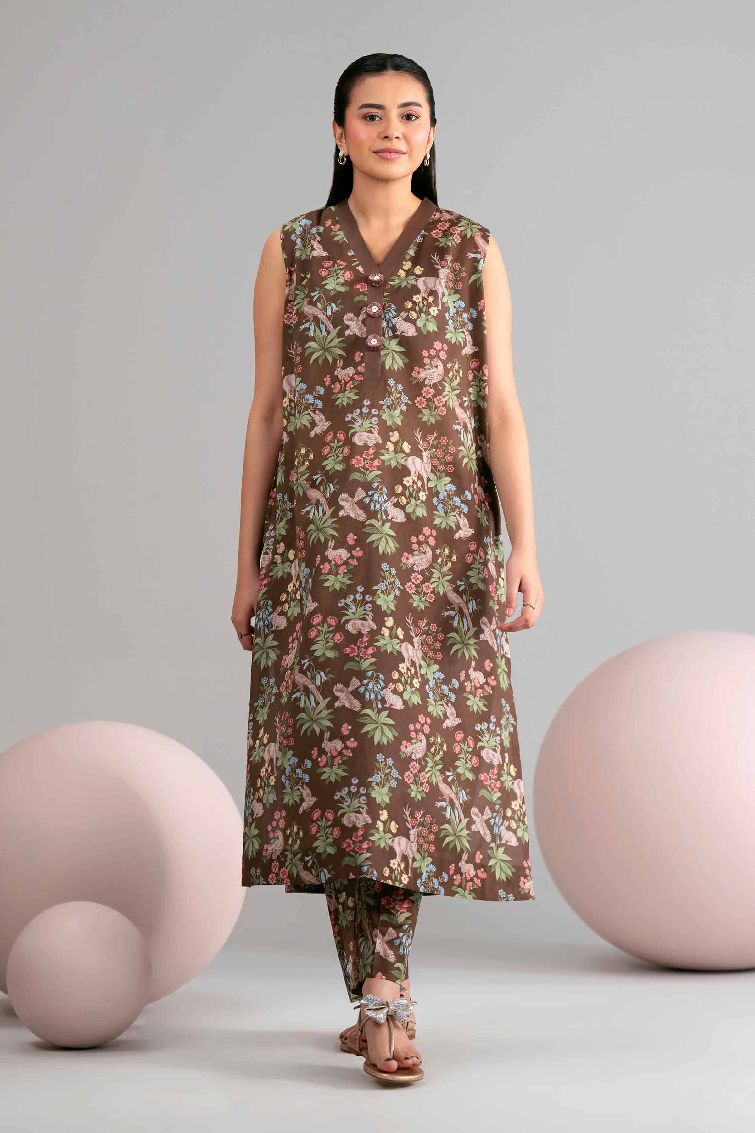 1 Piece - Printed Loose Fabric - 42602468 for Women - Freedom To Buy Collection | Nishat | Shop Online