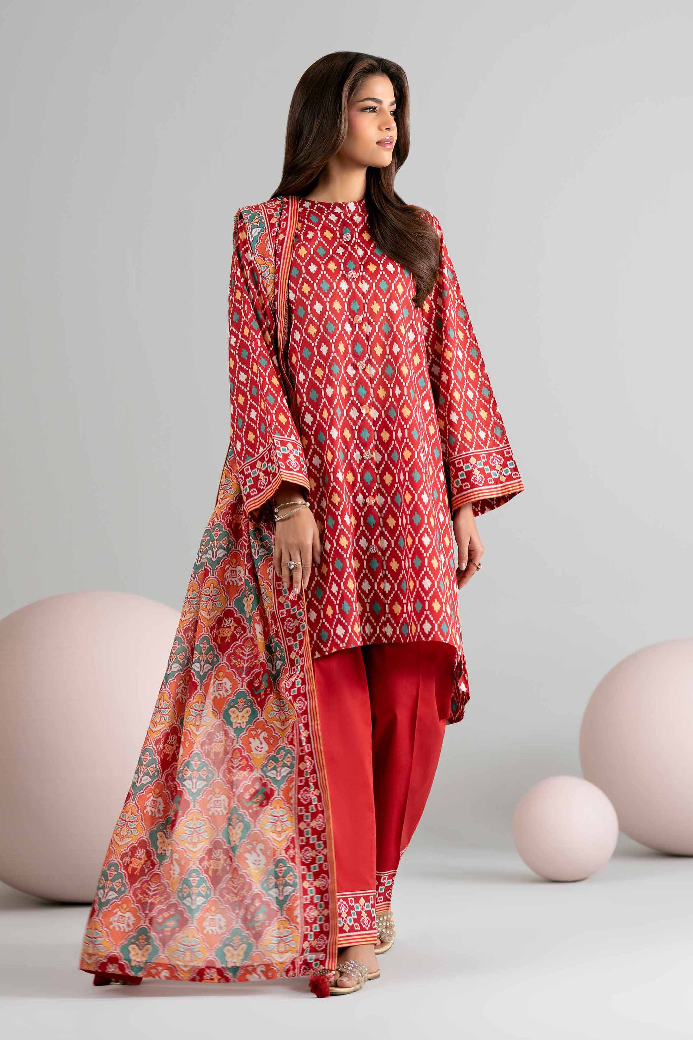 3 Piece - Printed Loose Fabric - 42602513