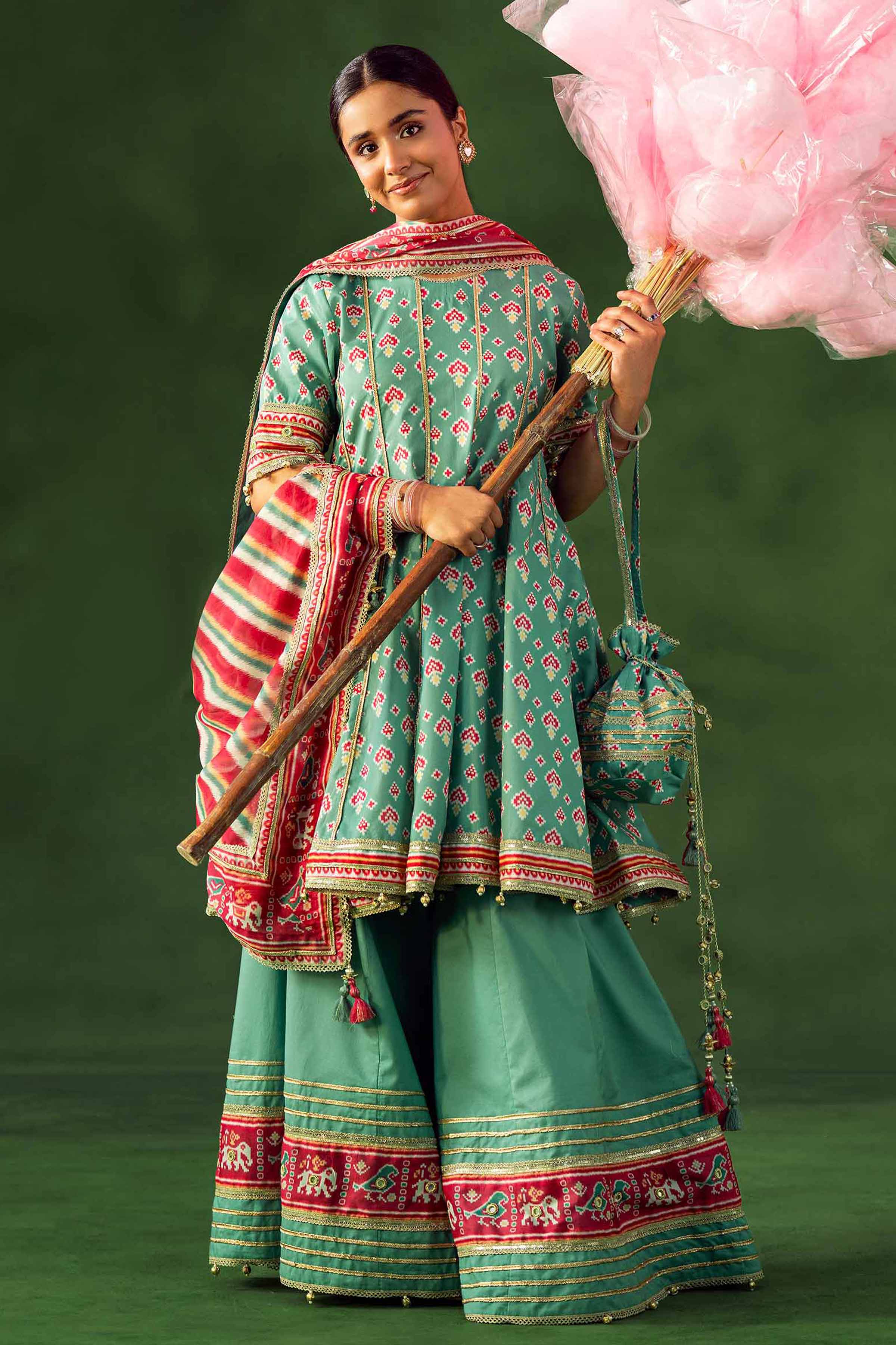 3 Piece - Printed Loose Fabric - 42602533