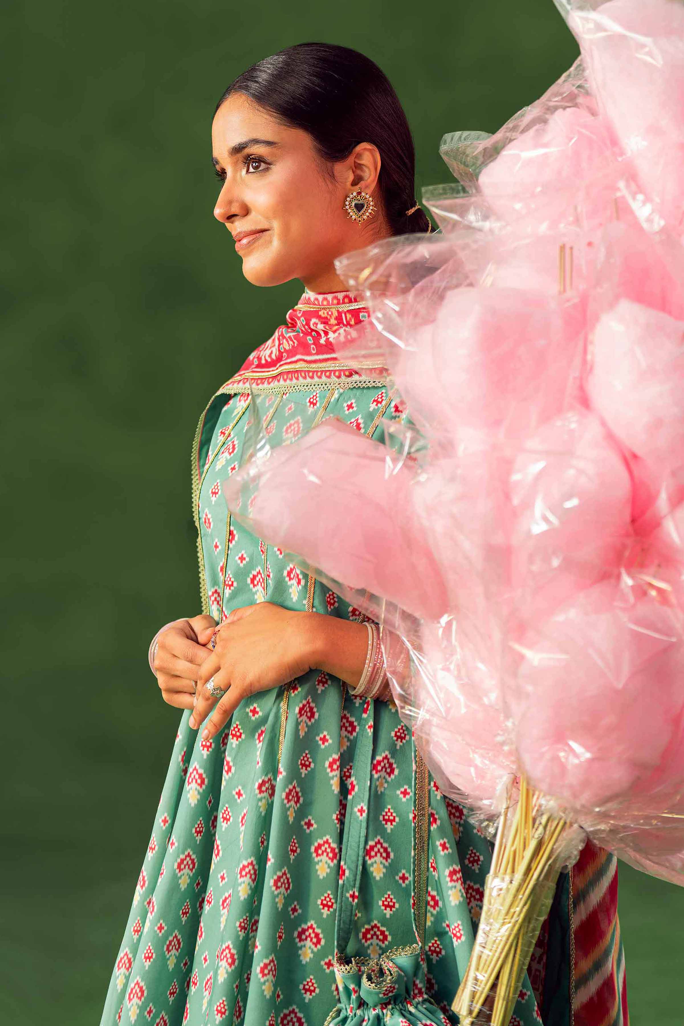 3 Piece - Printed Loose Fabric - 42602533