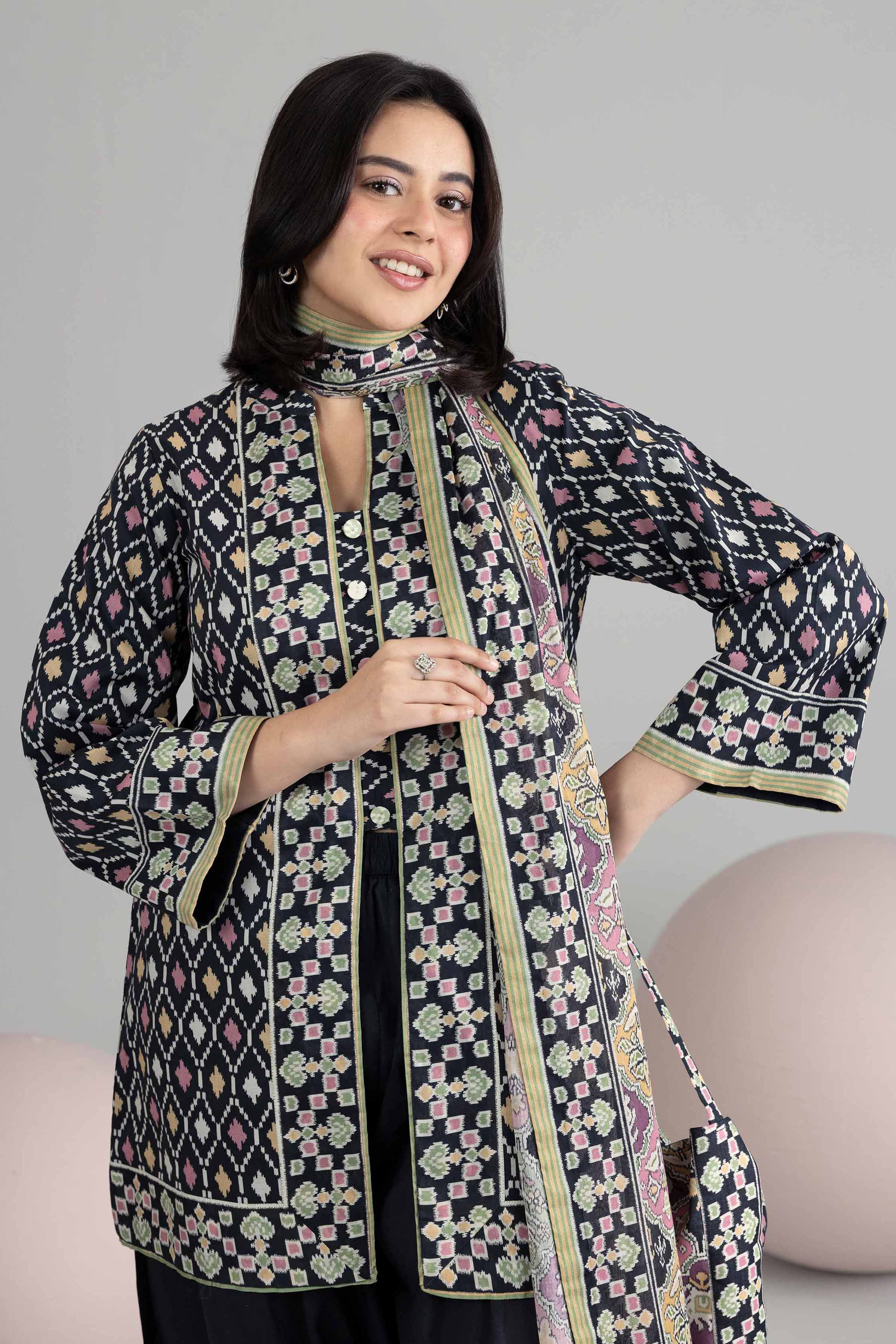 3 Piece - Printed Loose Fabric - 42602536