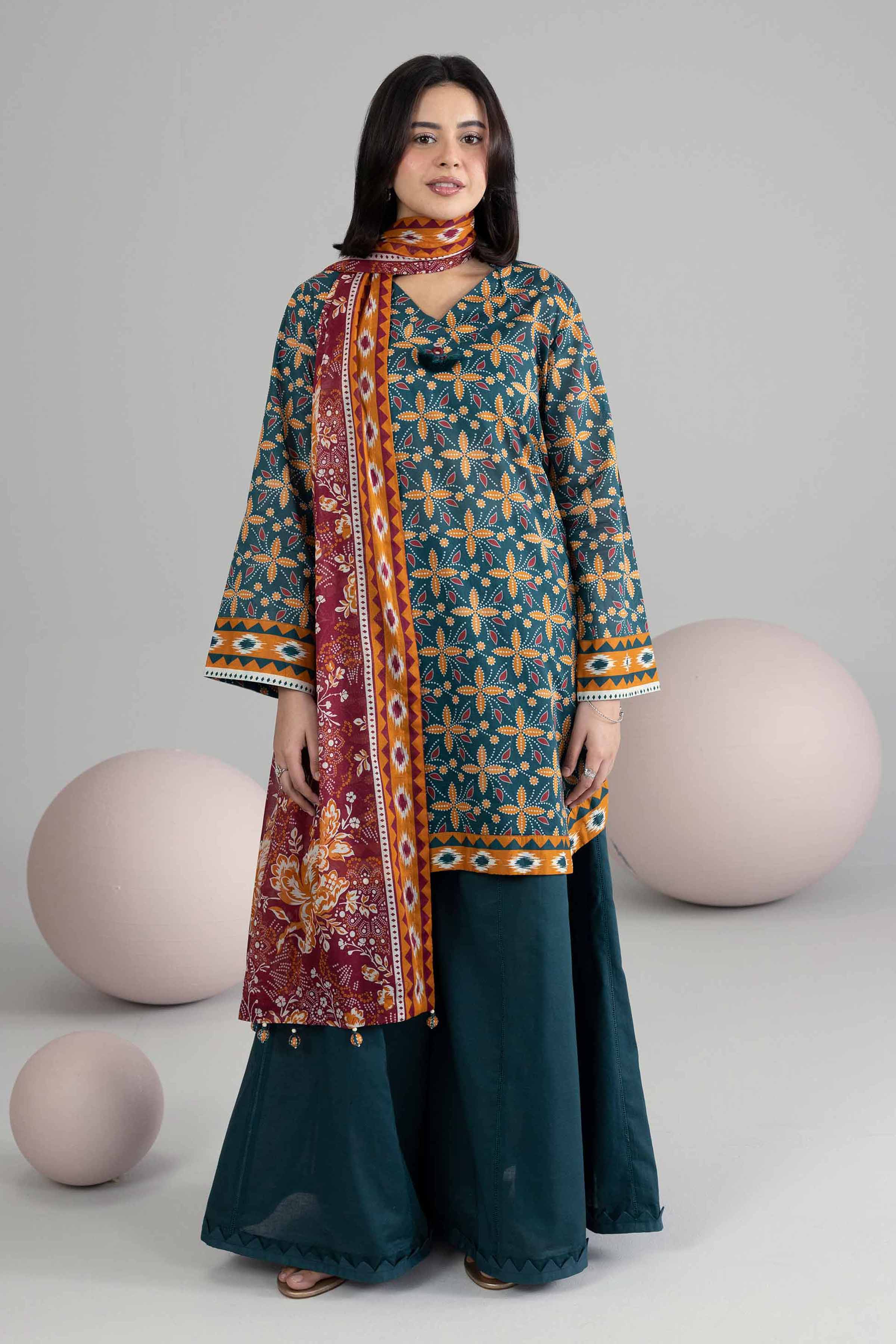 3 Piece - Printed Loose Fabric - 42602538 for Women - Freedom to Buy Collection | Nishat | Shop Online