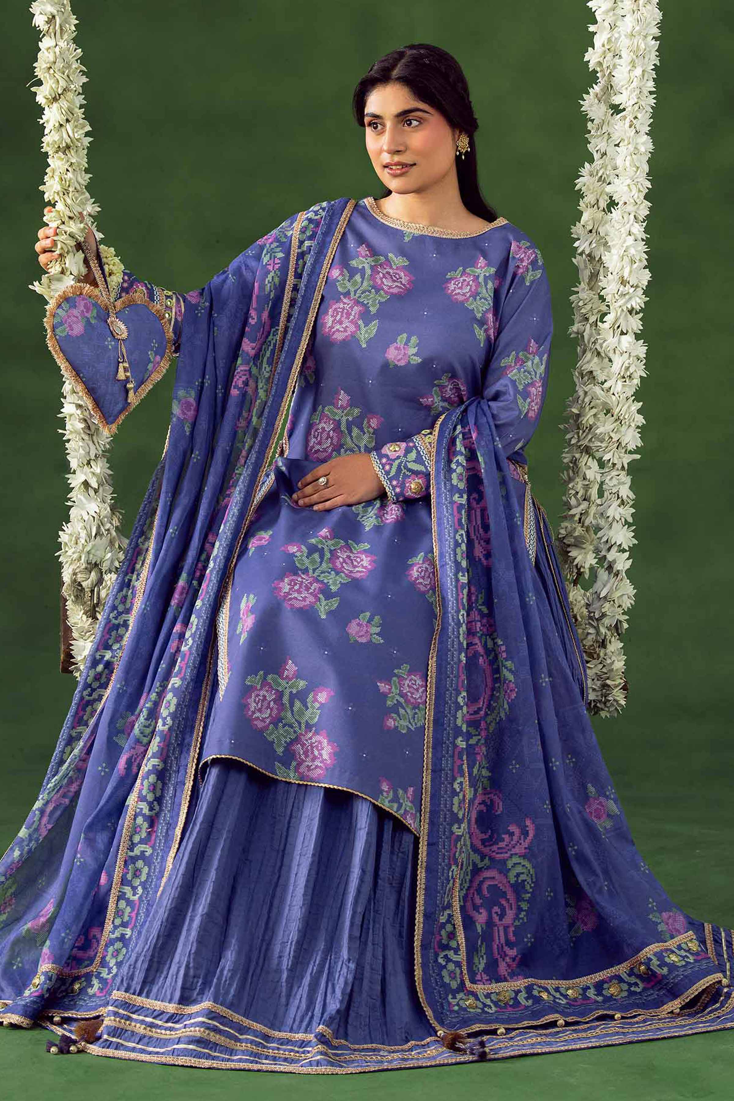 3 Piece - Printed Loose Fabric - 42602543