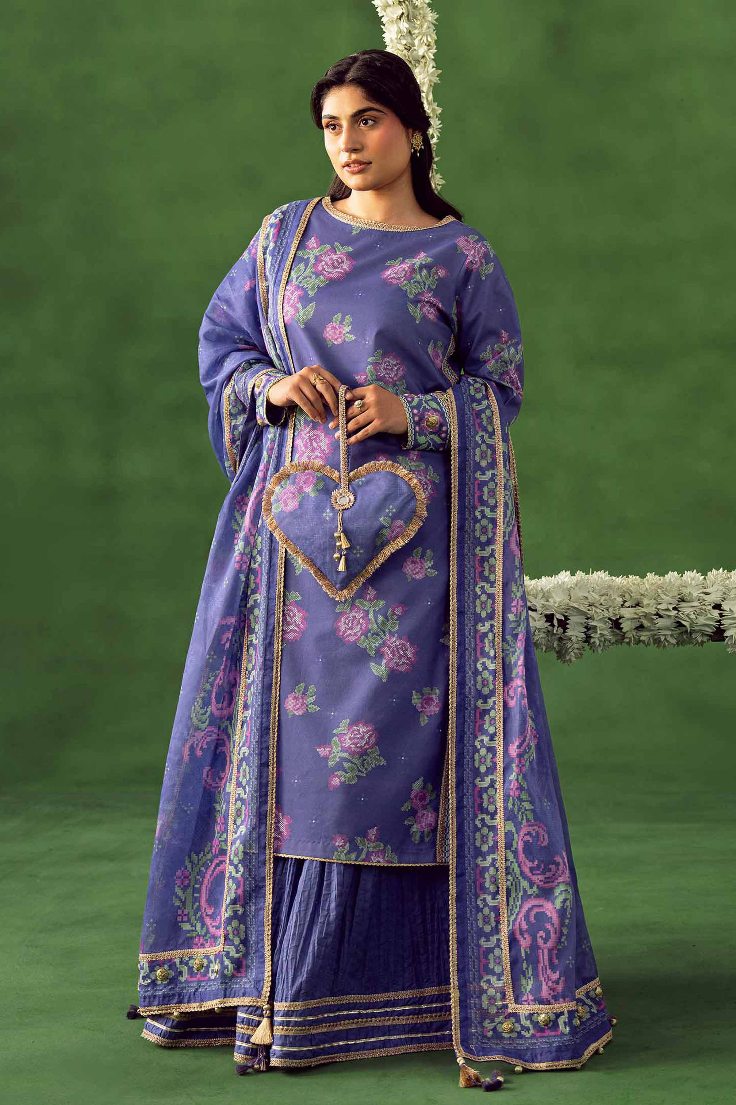 3 Piece - Printed Loose Fabric - 42602543